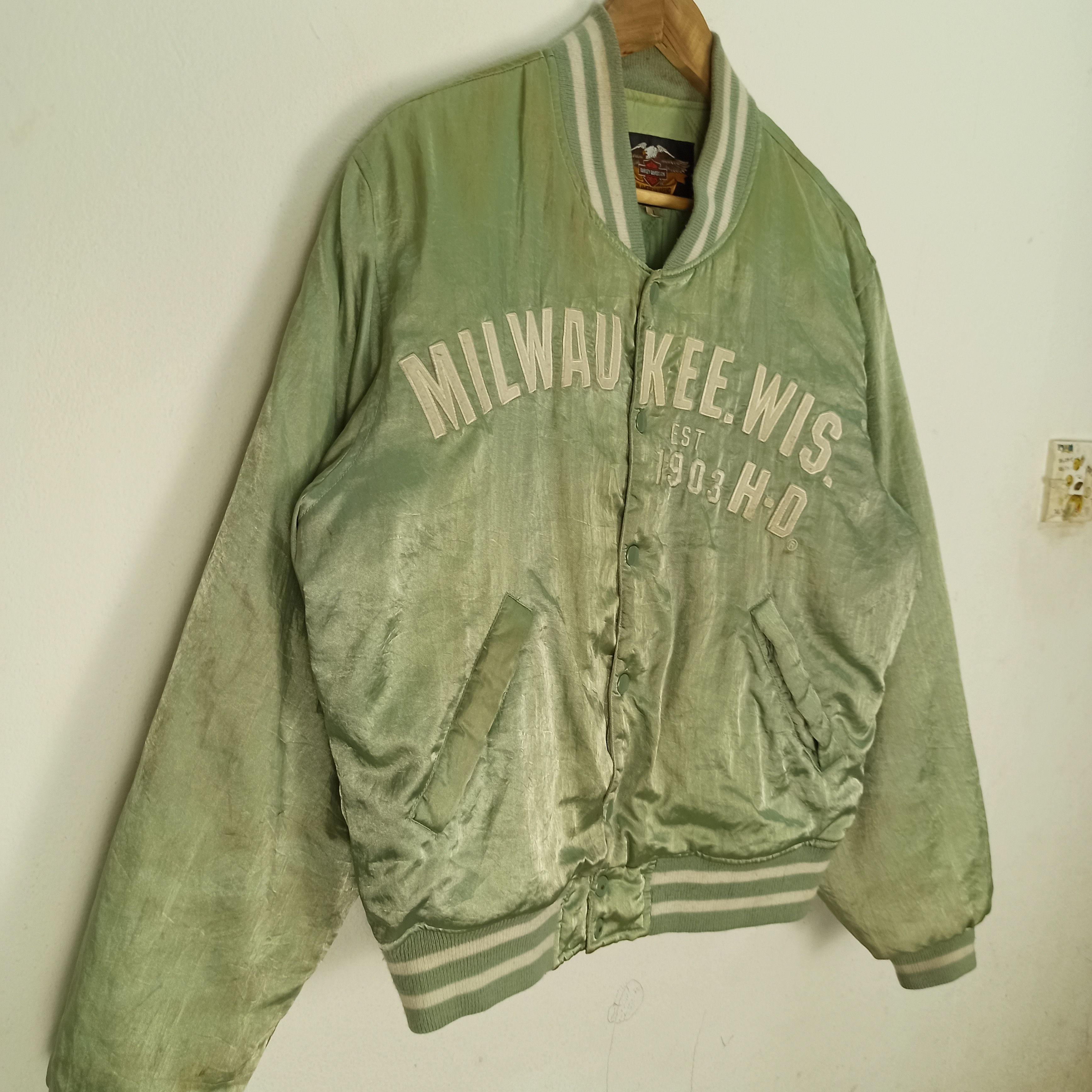Harley Davidson VINTAGE HARLEY DAVIDSON MILWAUKEE.WIS BOMBER JACKET Size US L / EU 52-54 / 3 - 2 Thumbnail