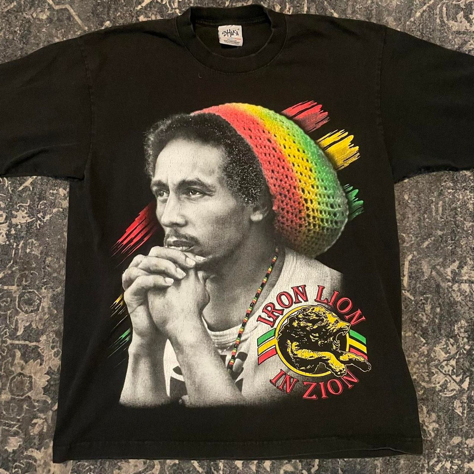 Vintage Vintage 00s bob marley shaka Size US XL / EU 56 / 4 - 1 Thumbnail