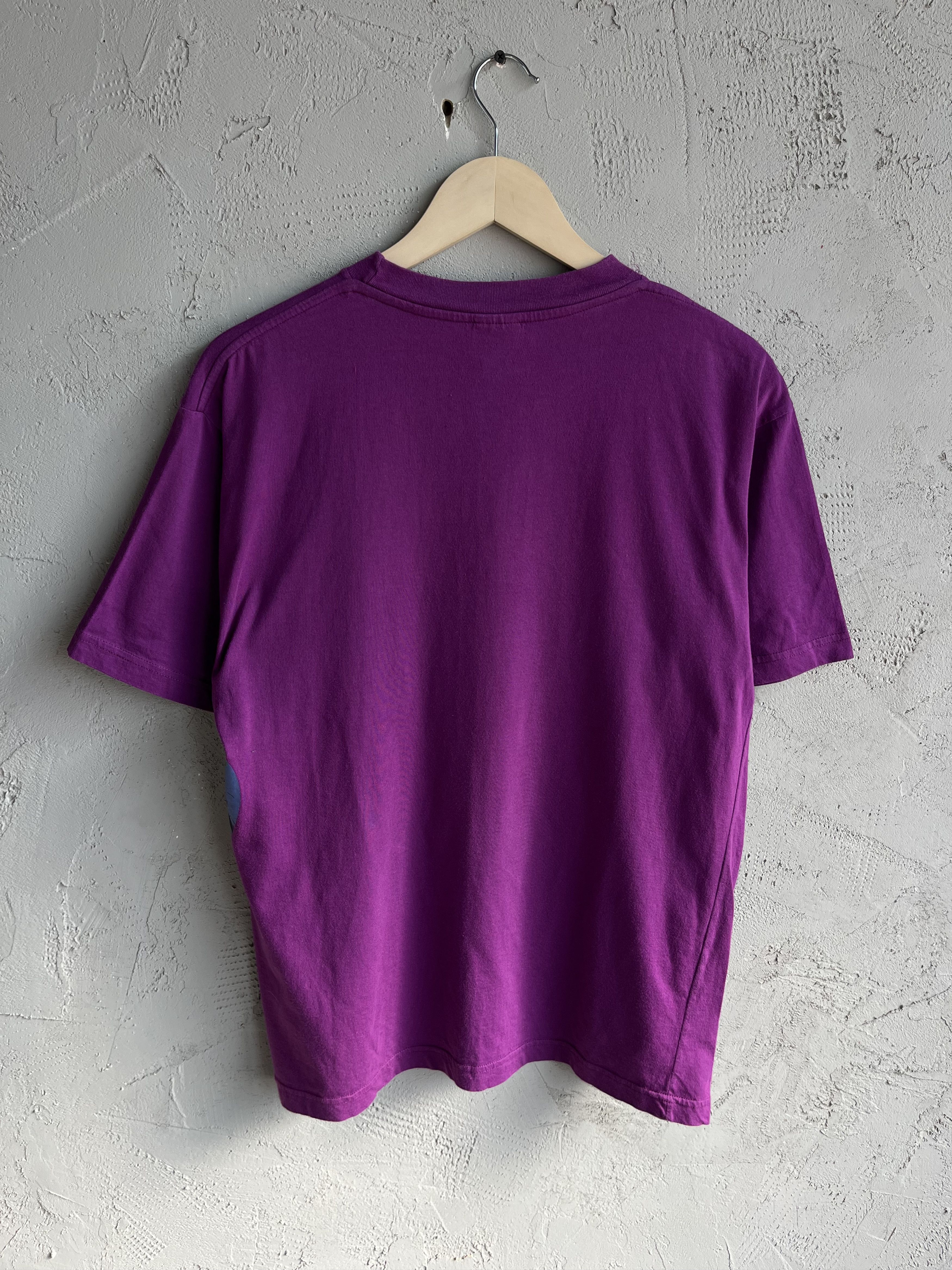 Nike × Vintage Vintage Y2K Nike Air Big Logo Swoosh Just Do It Purple Tee Size US S / EU 44-46 / 1 - 3 Thumbnail