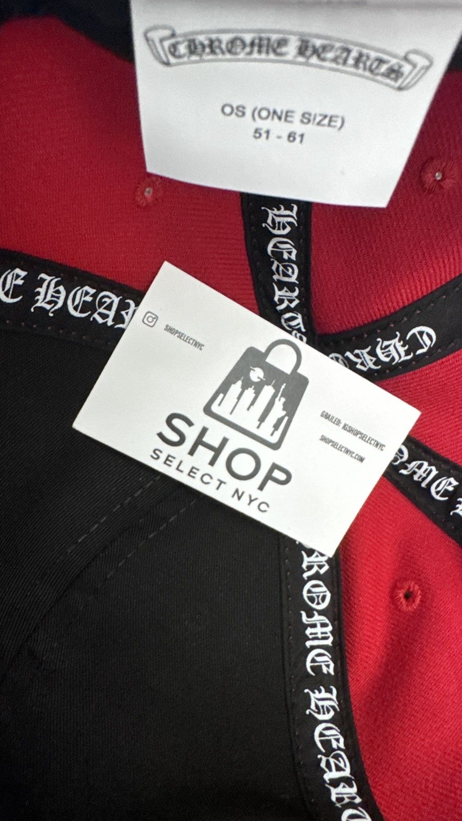 Chrome Hearts BRAND NEW CHROME HEARTS CH 6-PANEL RED SNAPBACK CAP HAT Size ONE SIZE - 3 Thumbnail