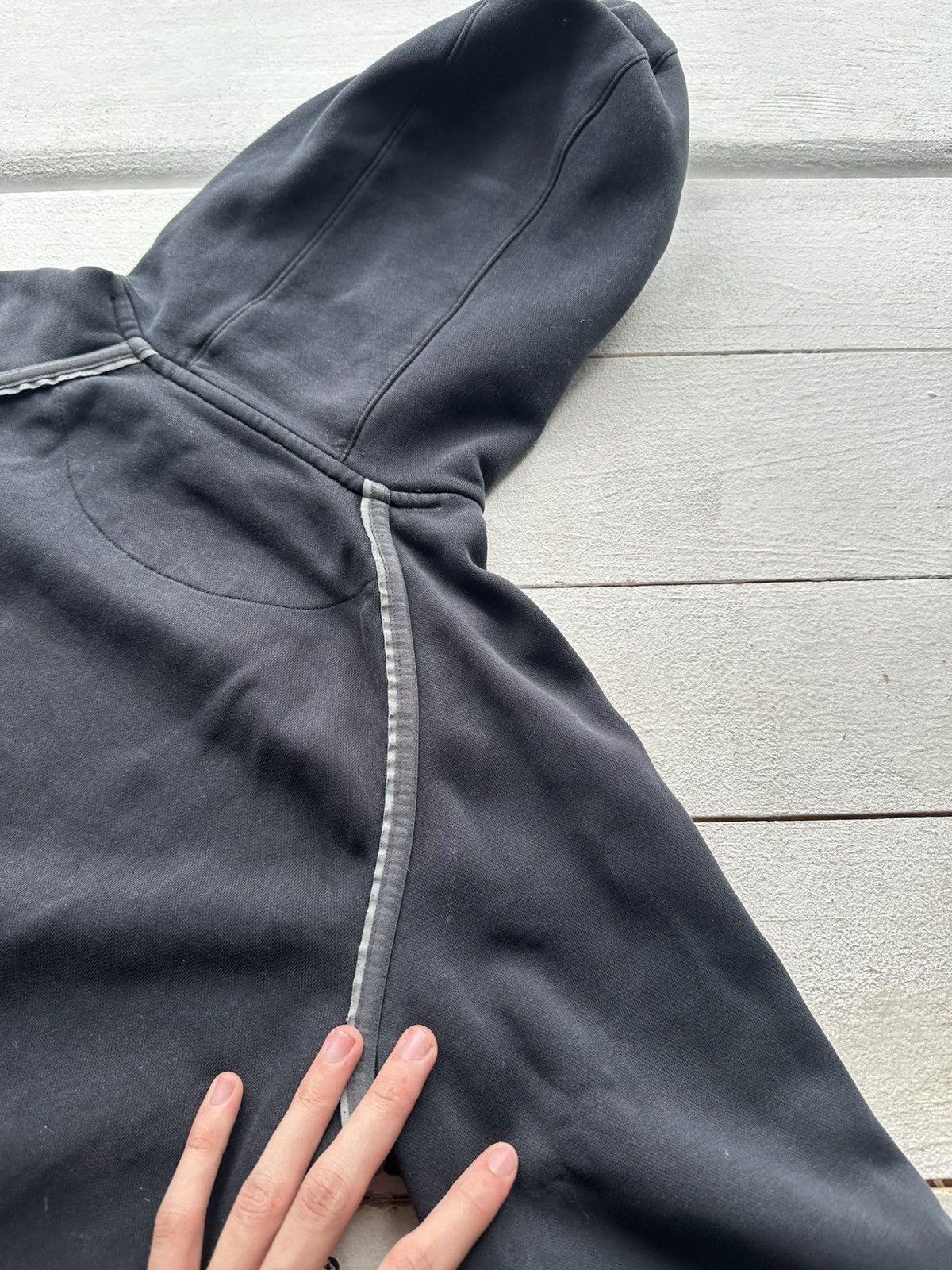 Nike VNTG🚨 Y2K Nike ATHLETIC DEPT Hoodie Big Logo drill faded Size US S / EU 44-46 / 1 - 10 Thumbnail