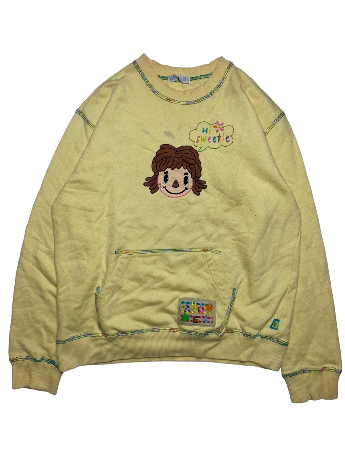 Angel Blue 1990s Angel Blue - Girl Only Mascots Crewneck Size US M / EU 48-50 / 2 - 1 Thumbnail