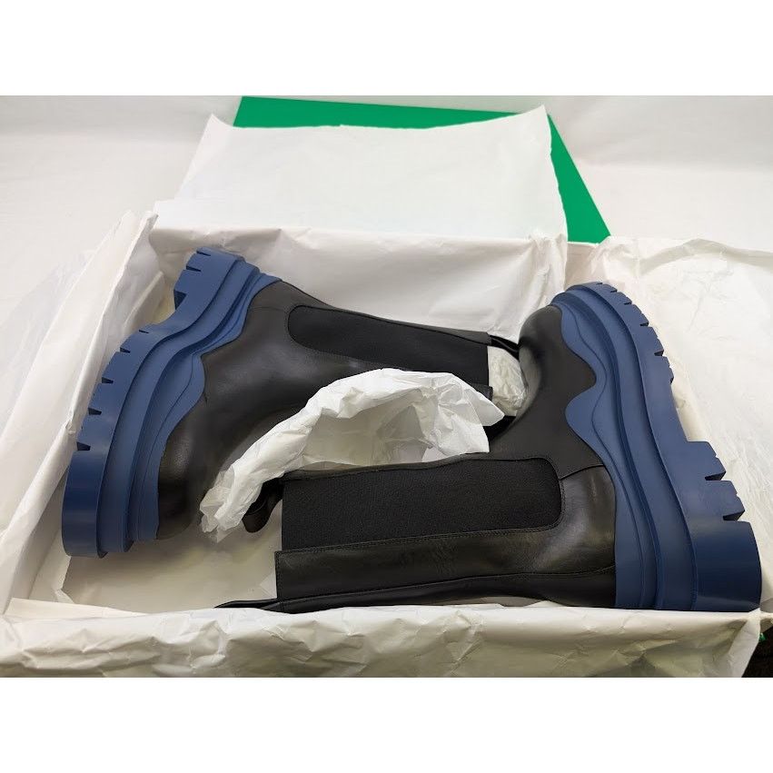 Bottega Veneta o1rshd1 Tire Boots in Black Size US 11 / EU 44 - 22 Thumbnail