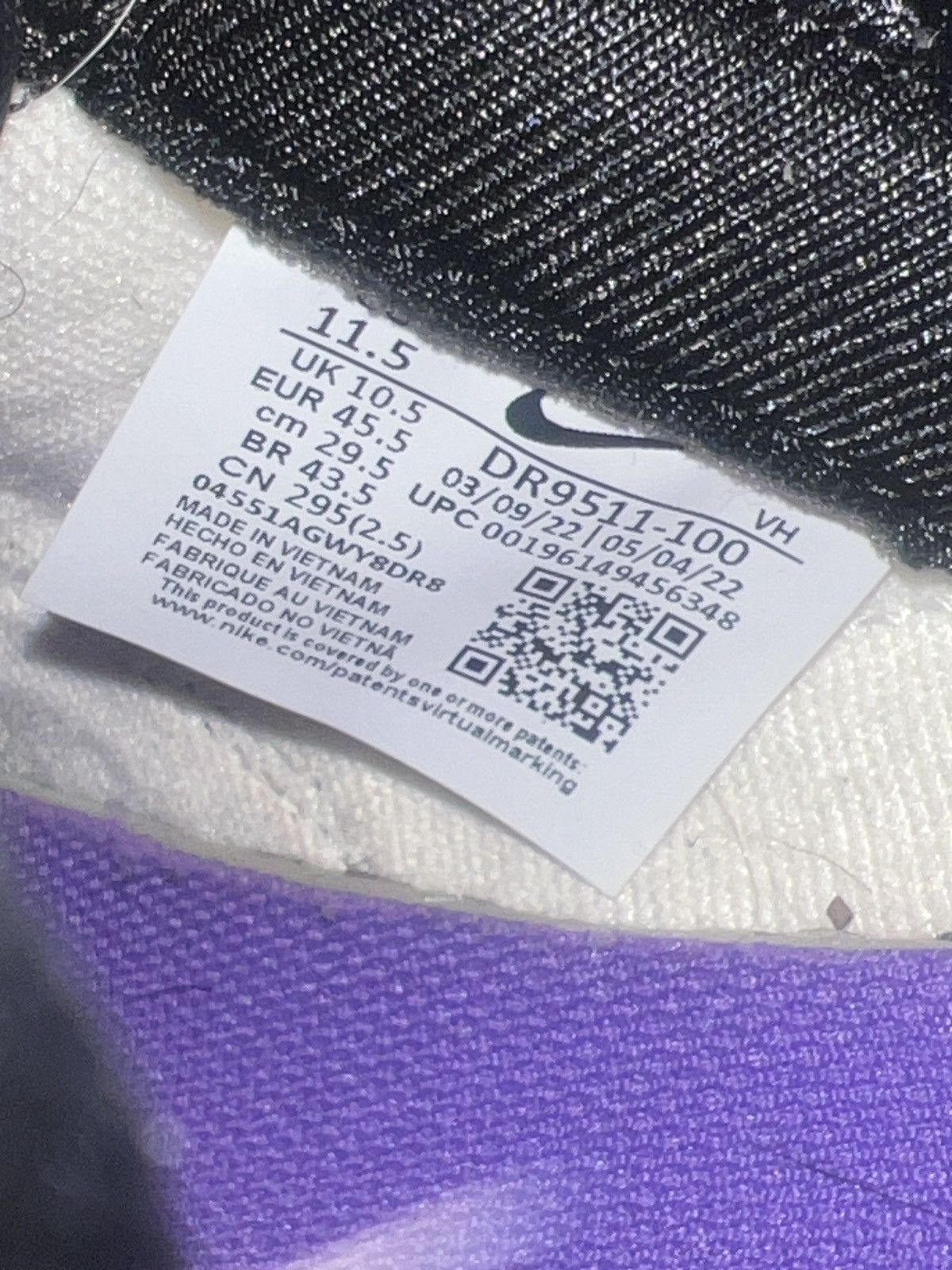 Nike Nike Dunk Low “World Champ Size US 11.5 / EU 44-45 - 5 Thumbnail