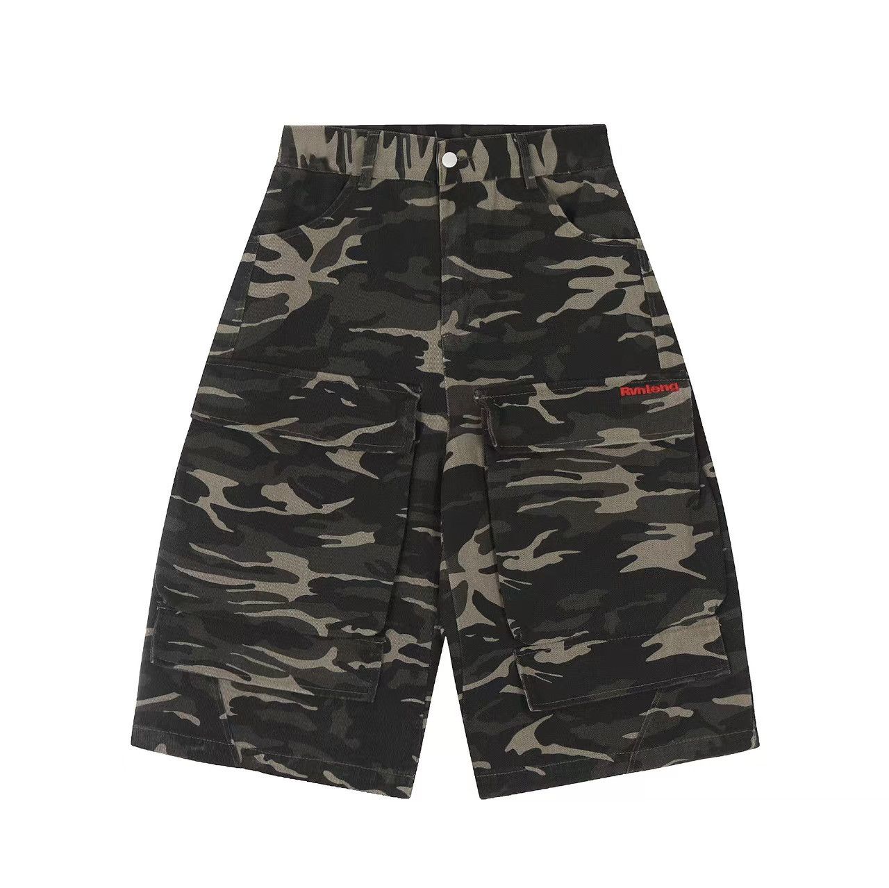 Designer × Vintage Street Vintage Camouflage Workwear 7/10 Shorts Size US 30 / EU 46 - 1 Thumbnail
