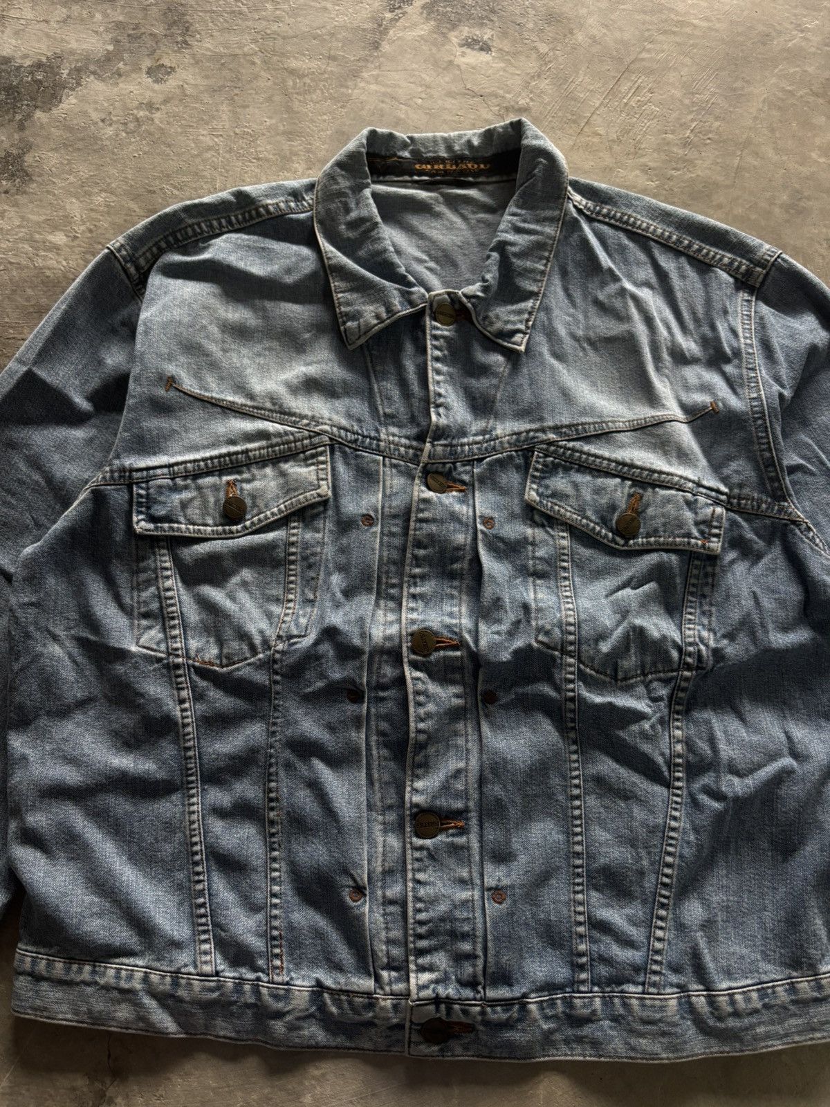 Marithe + Francois Girbaud vintage MARITHE FRANCOIS GIRBAUD MFG denim trucker jacket Size US XL / EU 56 / 4 - 3 Thumbnail
