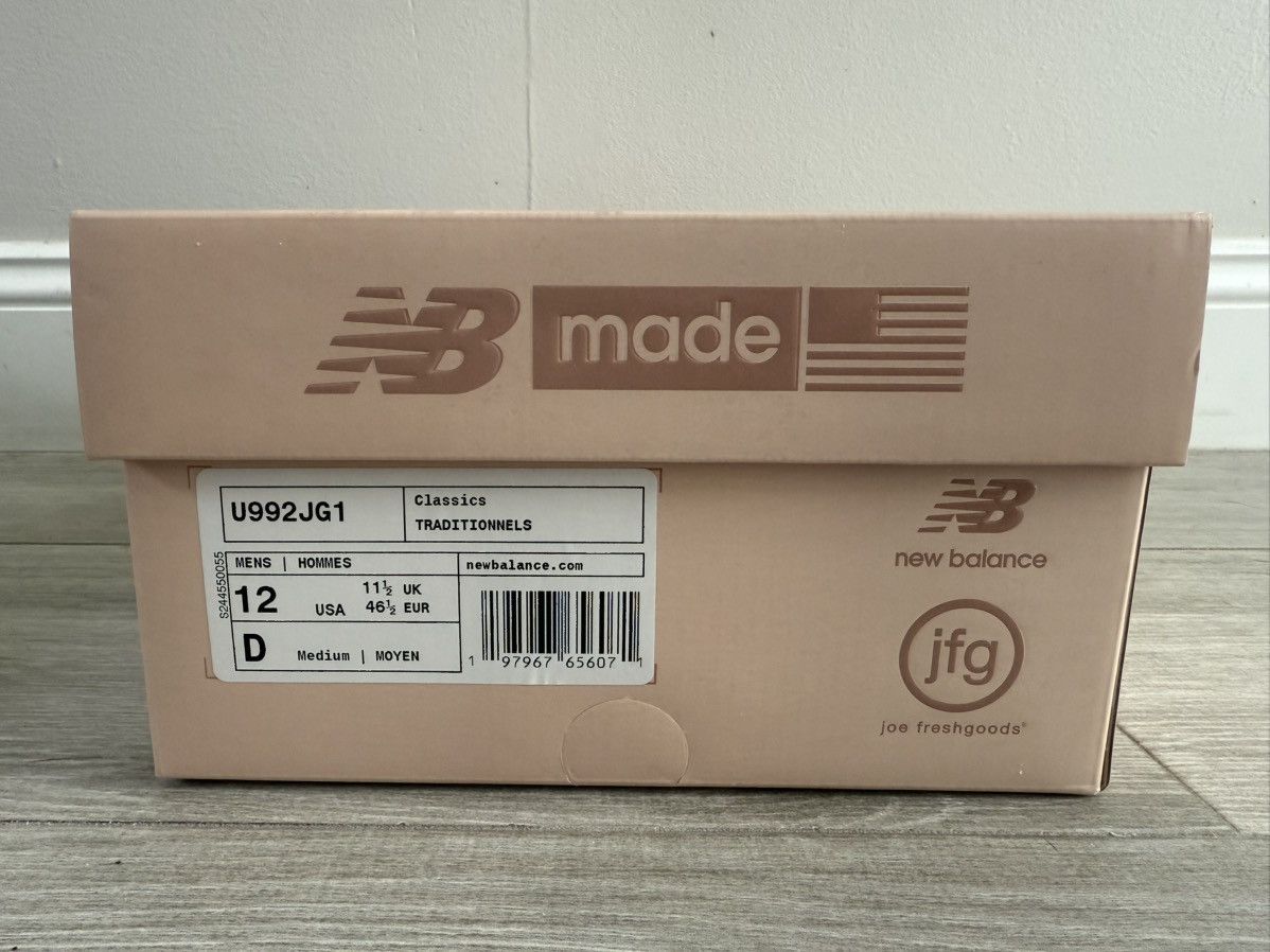 Joe Freshgoods × New Balance Joe Freshgoods New Balance 992 Aged Well Smoke Rose Misty 12 Size US 12 / EU 45 - 12 Thumbnail