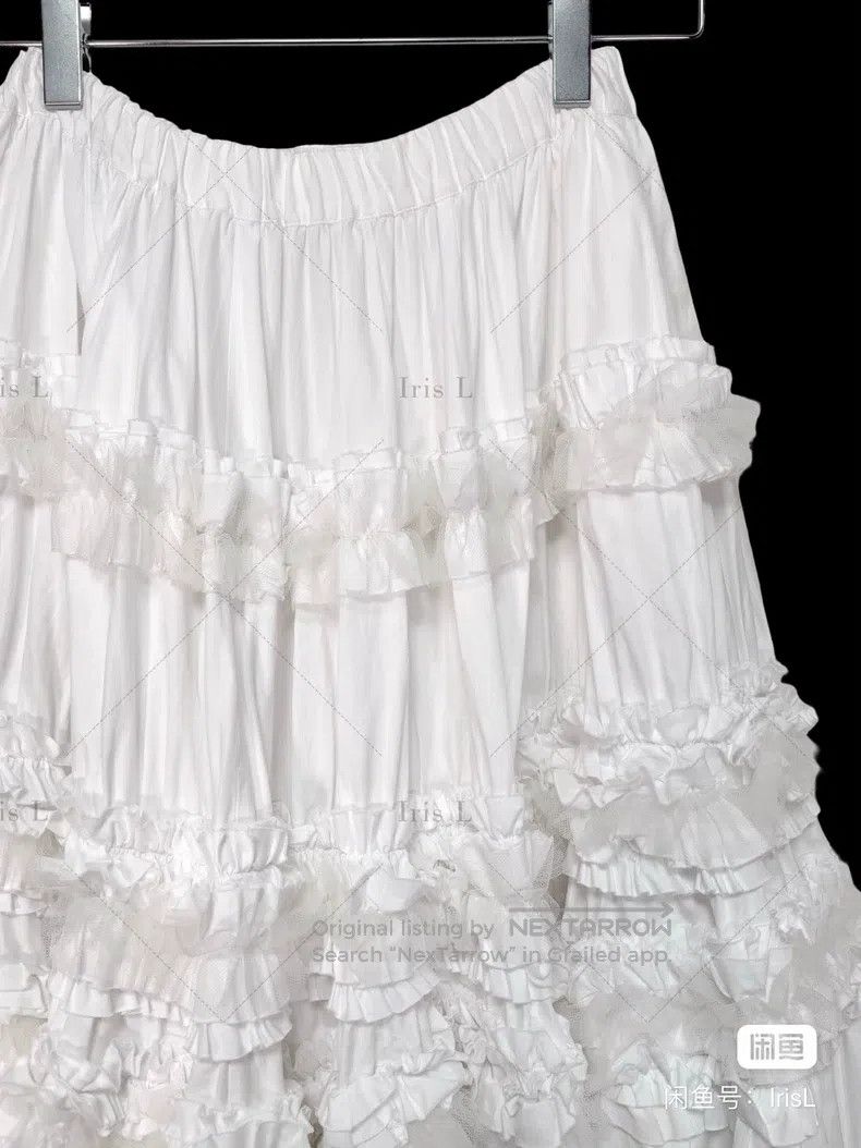 Comme des Garcons Comme Des Garcons size S Layered, lace, pleats, tiered, pu Size 22" - 2 Thumbnail