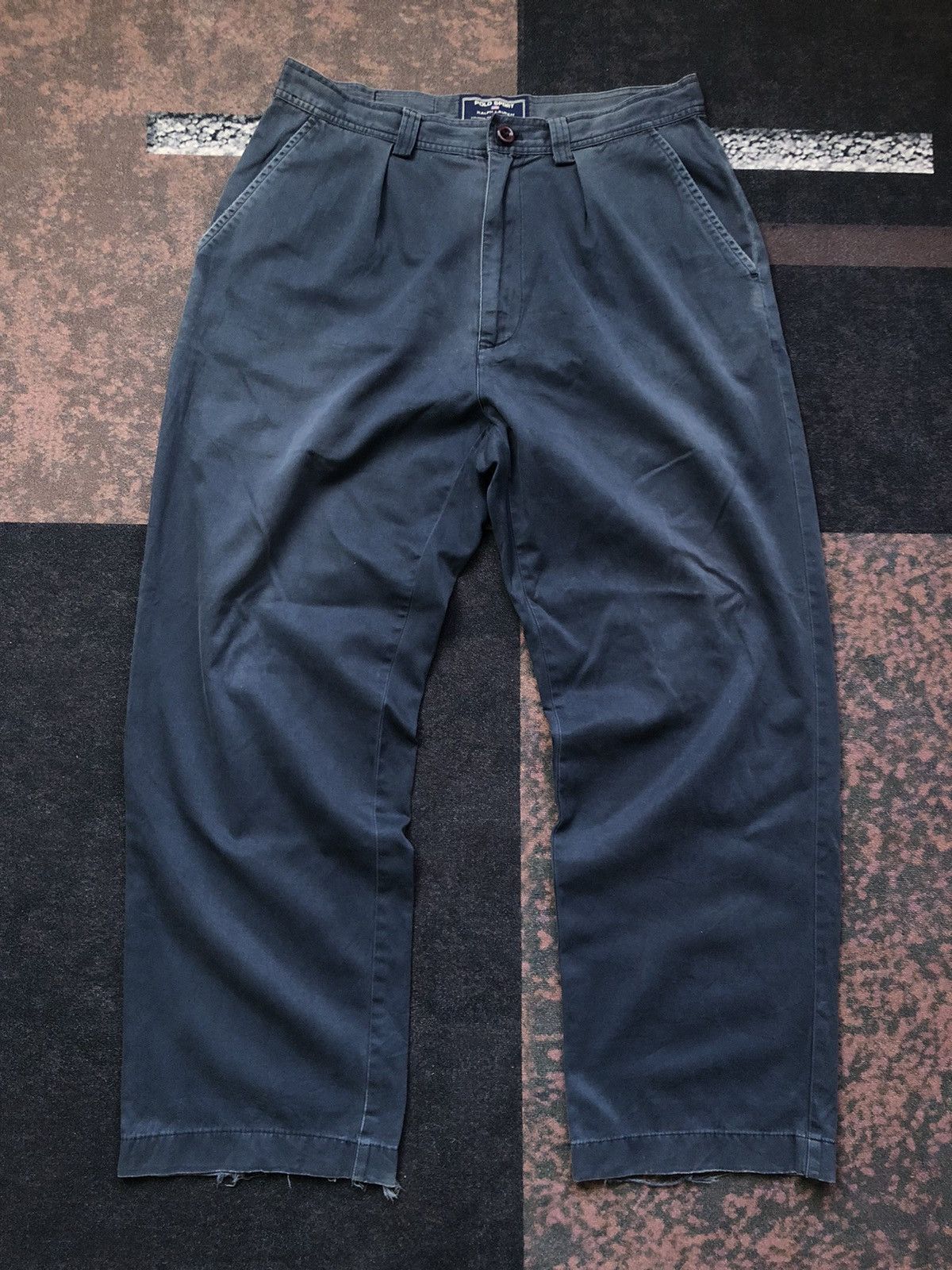 image of Polo Ralph Lauren x Vintage 33X28 Vintage Polo Sport Ralph Laurent Pants in Blue, Men's
