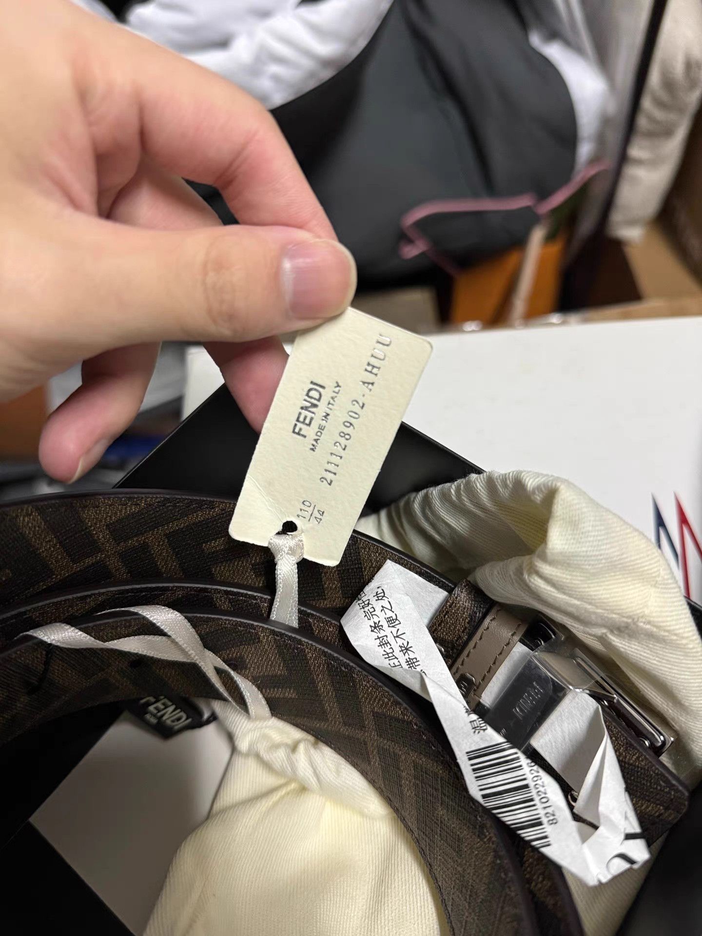 Fendi Fendi Classic FF Logo Belt K6 Size ONE SIZE - 4 Thumbnail