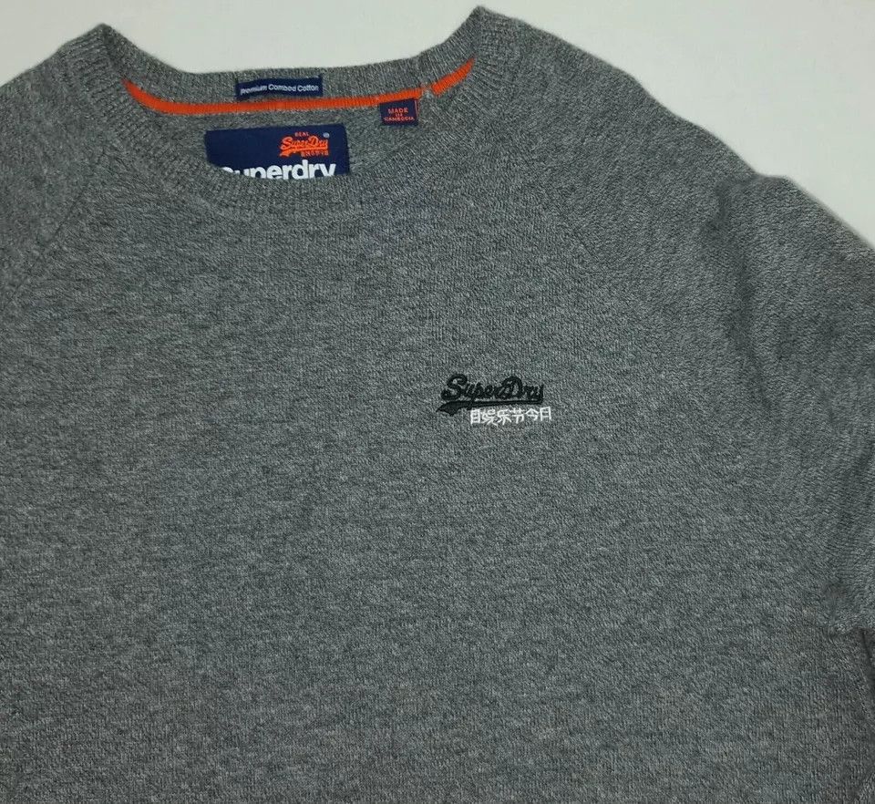 Superdry Superdry mens jumper cotton size S (LABEL M ASIA) Size US S / EU 44-46 / 1 - 3 Thumbnail