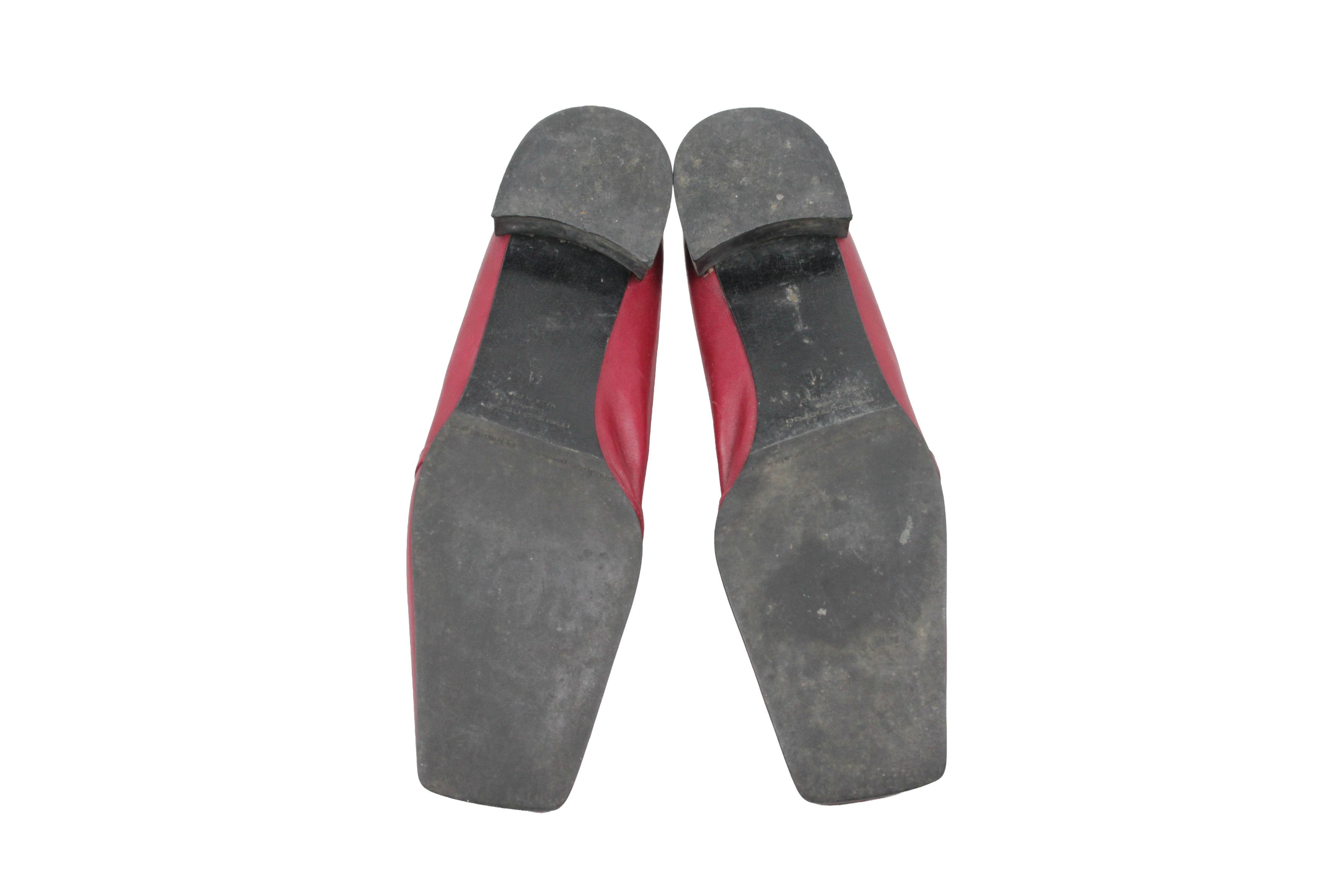 Japanese Brand Marco Morea 00S Y2K Square Toe Flats Vintage Size US 11 / IT 41 - 14 Thumbnail