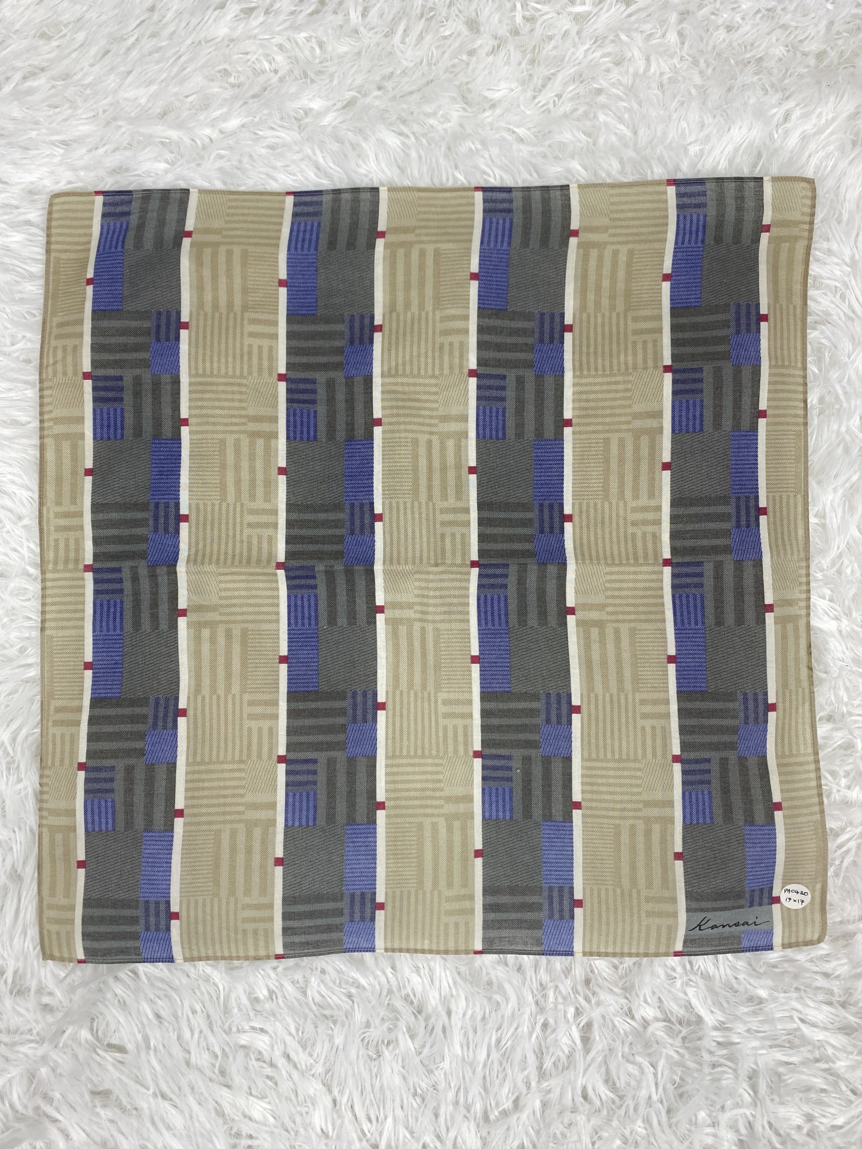 Kansai Yamamoto Vintage Kansai Handkerchief Neckerchief PH0430 Size ONE SIZE - 3 Thumbnail