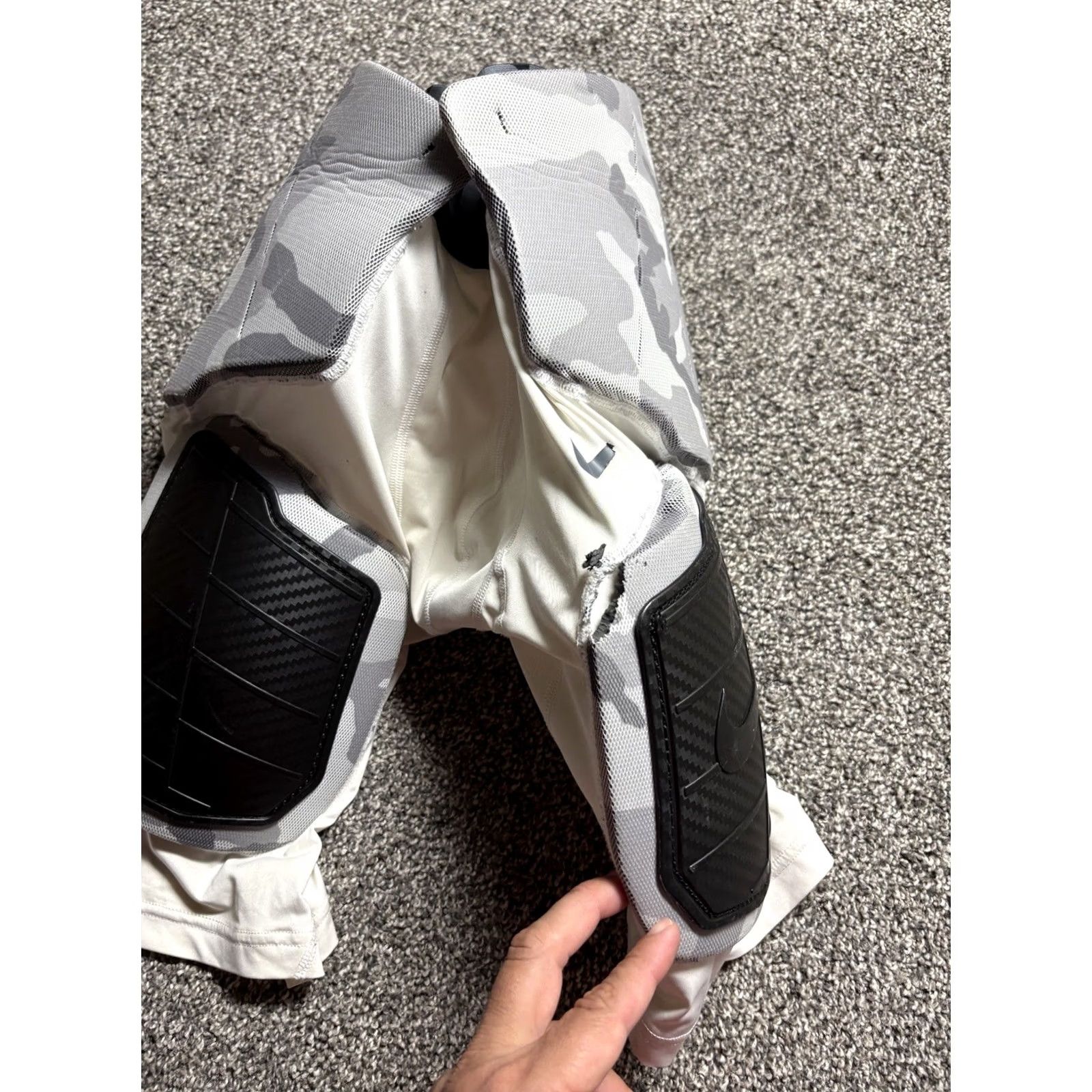 Nike Nike Pro Hyperstrong Padded Compression Shorts Mens Large White Size US 33 - 5 Thumbnail