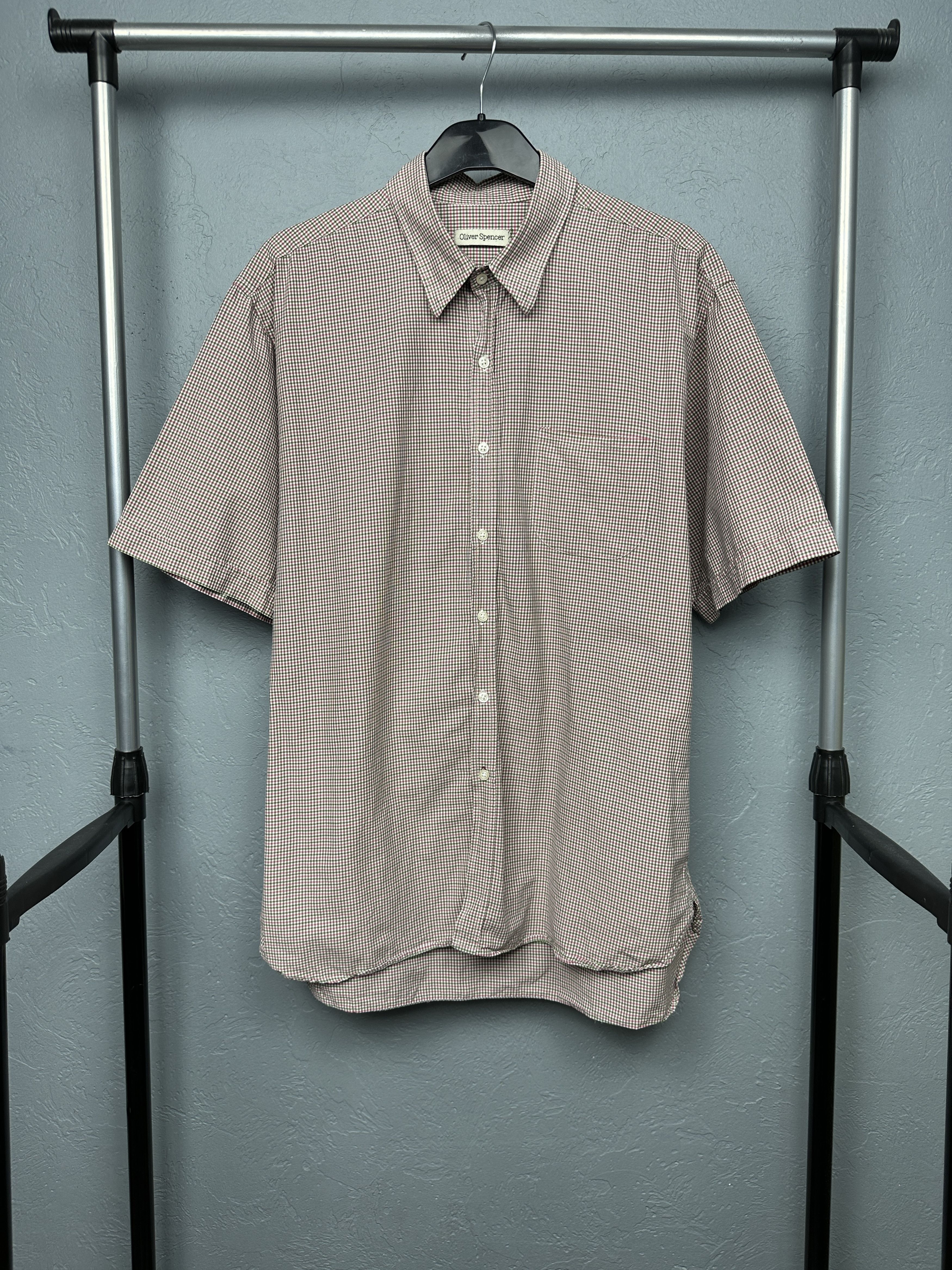 Oliver Spencer Oliver Spencer Mens Short Sleeve Shirt Size US L / EU 52-54 / 3 - 1 Thumbnail