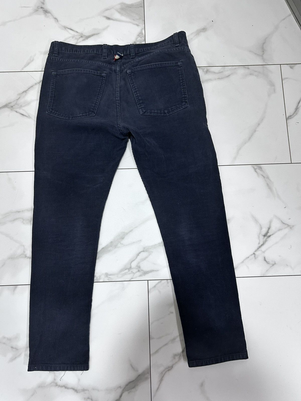 Thom Browne Thom Browne Navy Corduroy Pants (Size 1 / fits 30–31W) Size US 30 / EU 46 - 2 Thumbnail