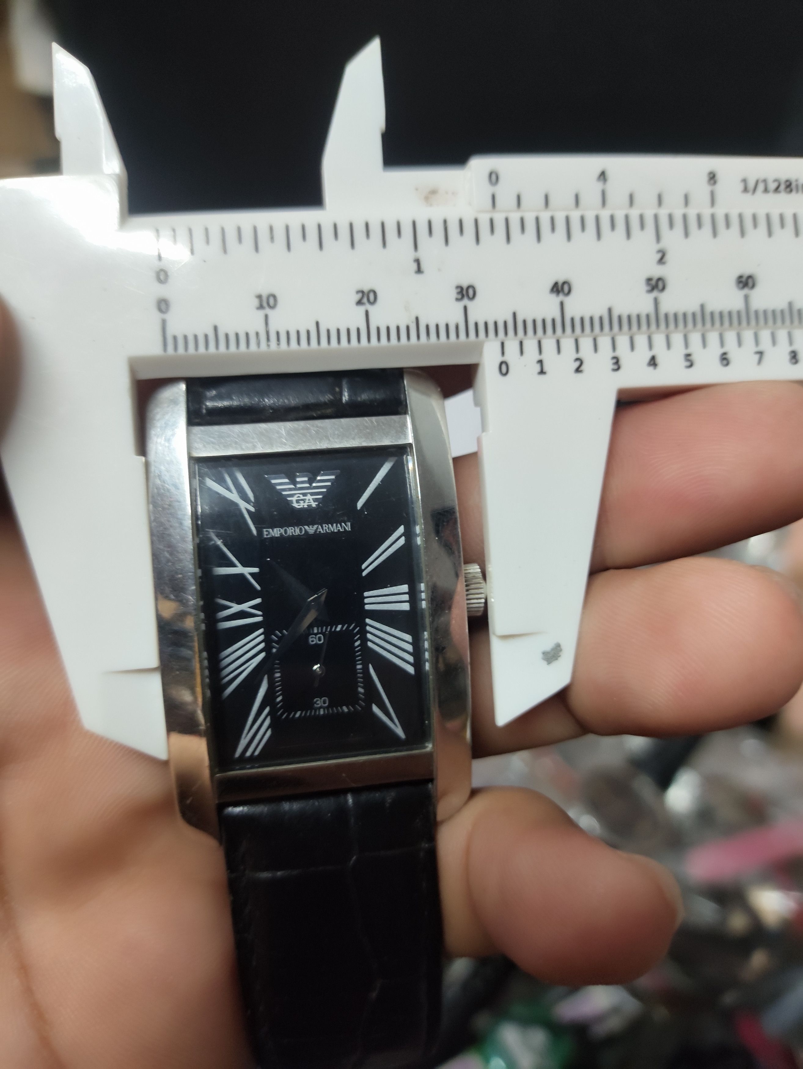 Emporio Armani Vintage Emporio Armani Tank Watch (Need Service) Size ONE SIZE - 2 Thumbnail