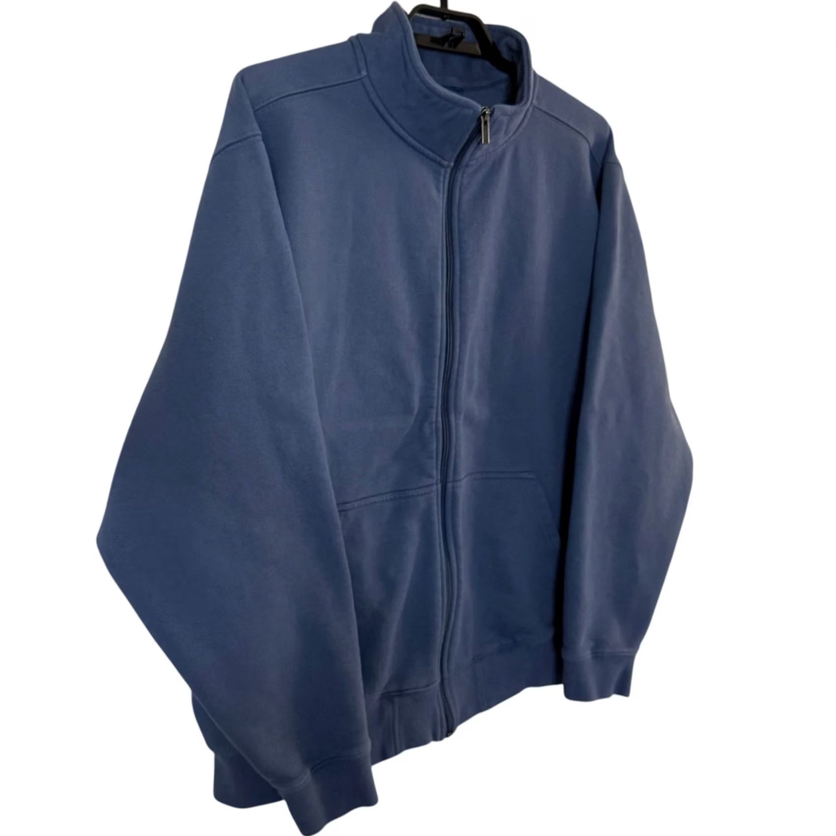 Vintage VINTAGE L.L. Bean Sweatshirt Blue Full Zip Mock-Neck Athletic Traditional-Fit Men XL Pockets Heavyweight Winter Fall Spring Outdoors Size US XL / EU 56 / 4 - 3 Thumbnail