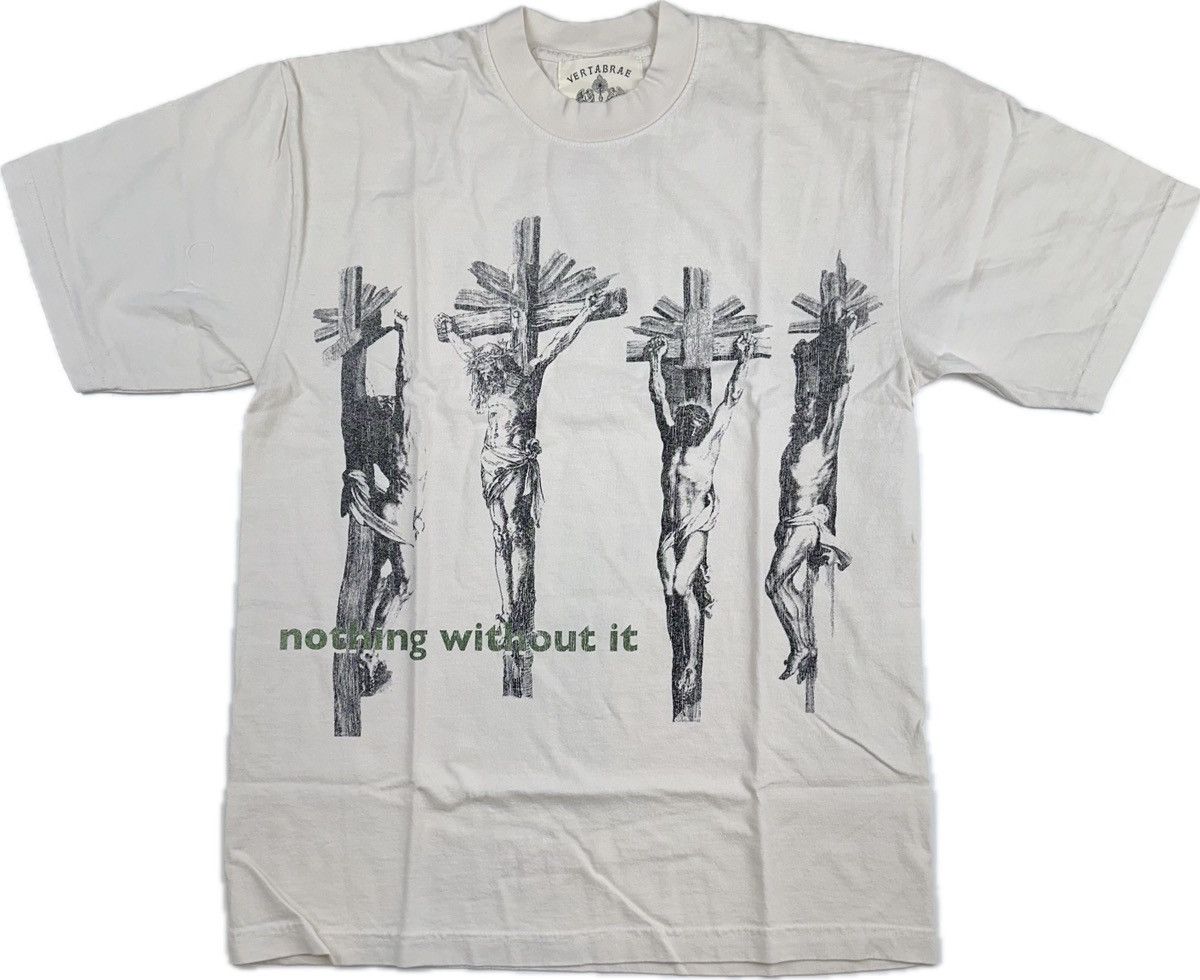 Image of Vertabrae Unreleased T-Shirt in Cream, Men's (Size Small)