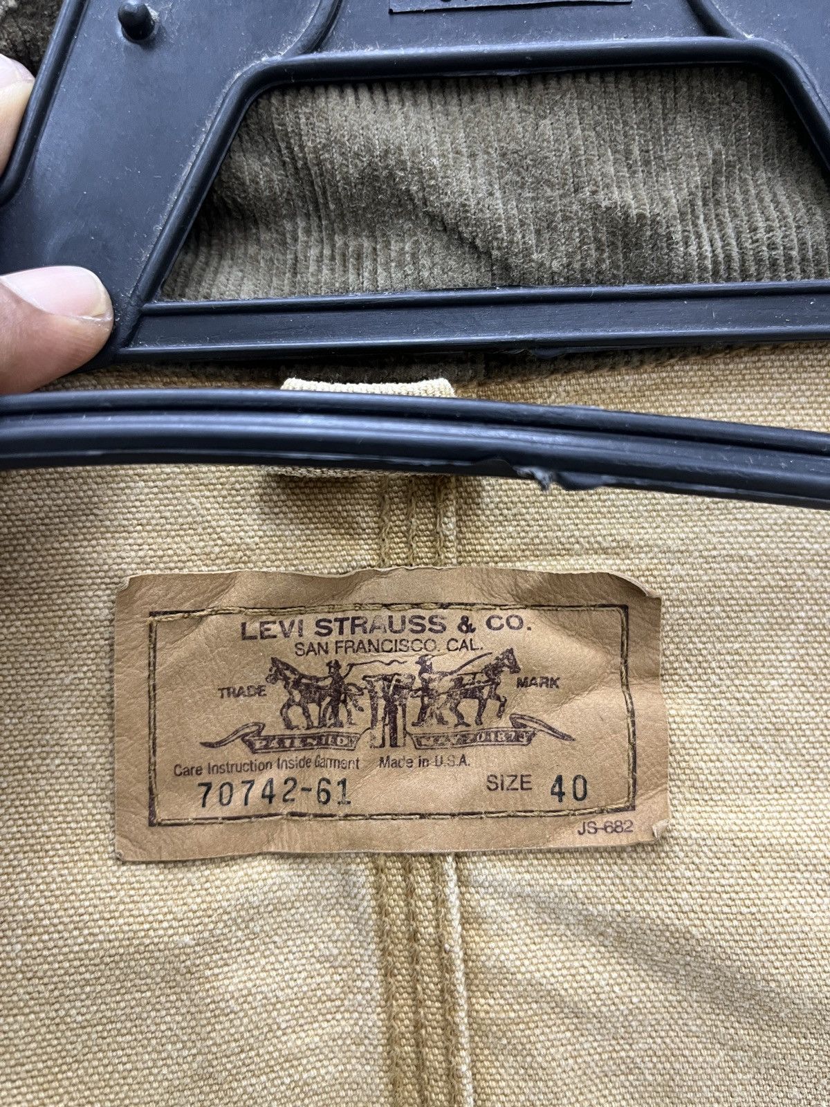 Levi's 🔥🔥🔥STEALS VTG LEVIS CHORE JACKET Size US M / EU 48-50 / 2 - 8 Thumbnail