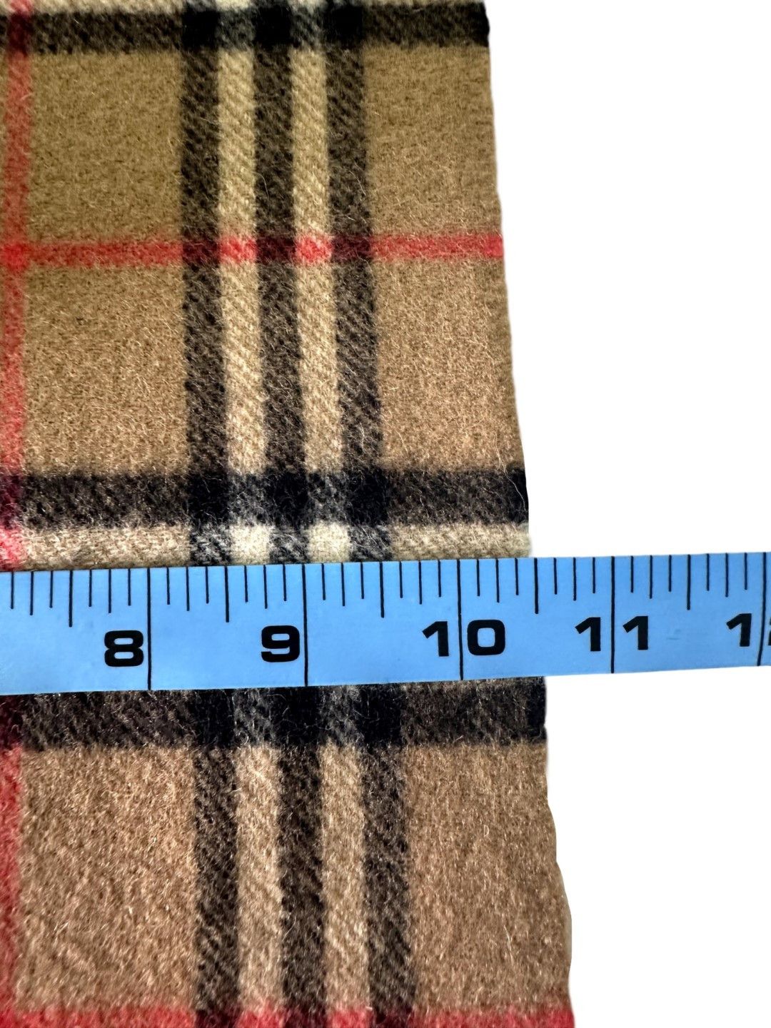 Burberry Burberrys Classic Check Beige 100% Cashmere Unisex Scarf Size ONE SIZE - 8 Thumbnail