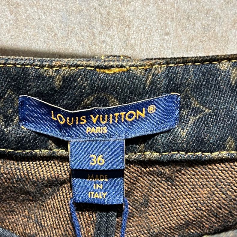 Louis Vuitton Louis Vuitton 25 FW new black and gold print full print wi Size US 36 / EU 52 - 3 Thumbnail