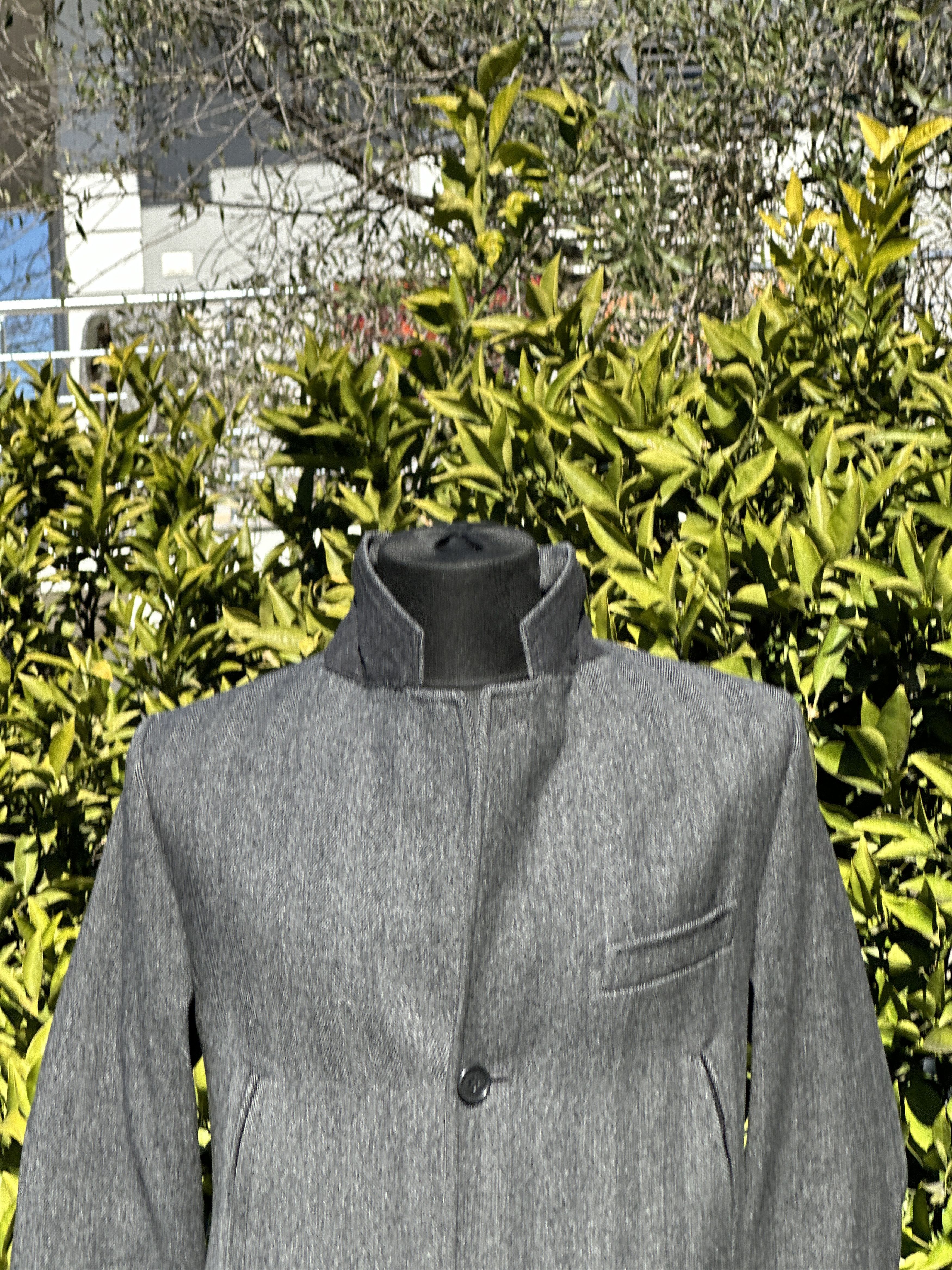 Fay Fay Trench Coat Knit Made Special Elements Size M Slim F Size US M / EU 48-50 / 2 - 15 Thumbnail