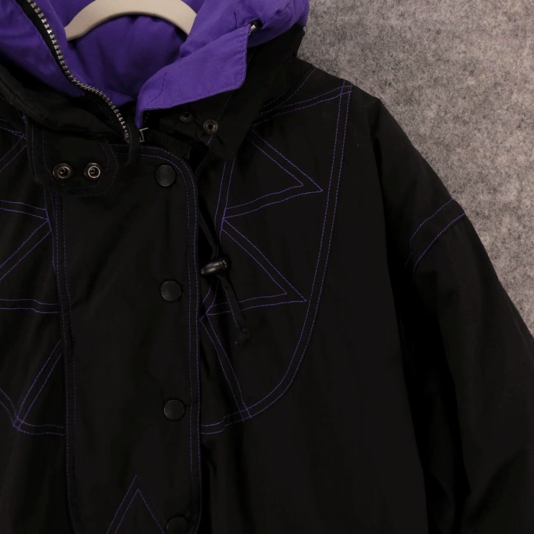 Obermeyer Obermeyer Ski Jacket Womens 12 Black Purple Northstar Down Insulated Full Zip Size XL / US 12-14 / IT 48-50 - 7 Thumbnail