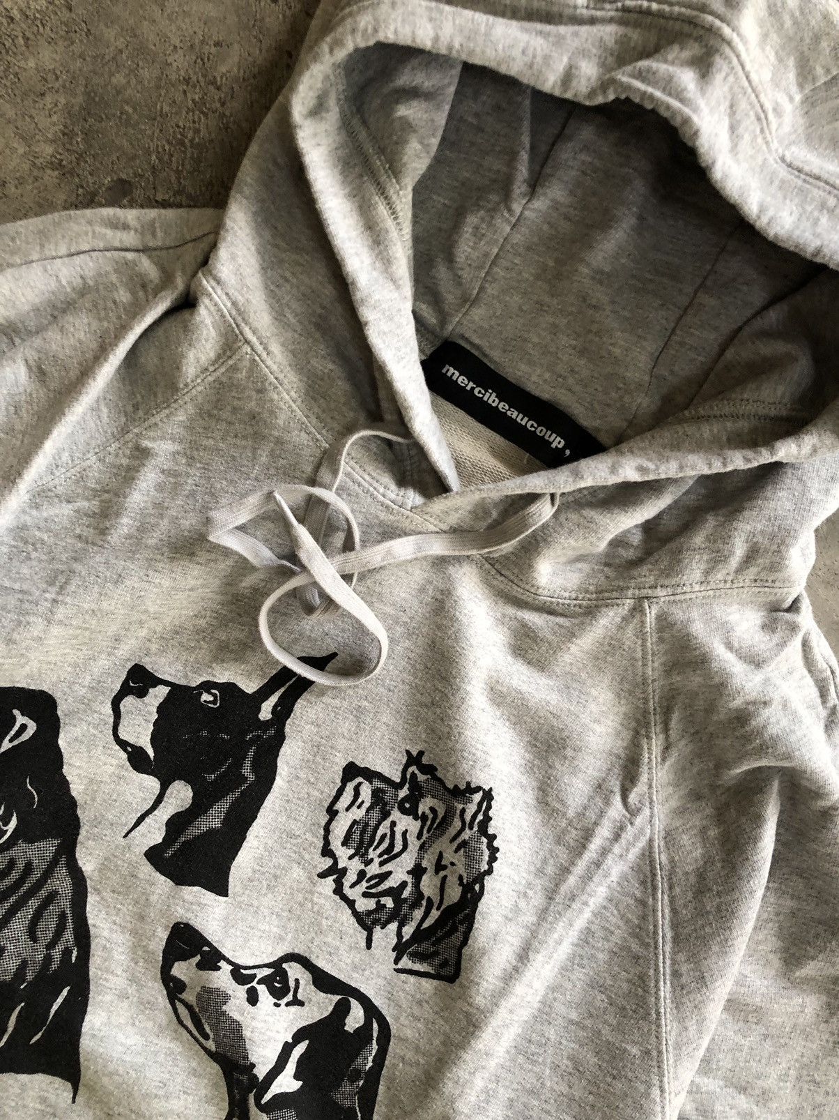 Issey Miyake × Japanese Brand × mercibeaucoup VINTAGE MERCIBEAUCOUP ISSEY MIYAKE HOODIE DOG DESIGN Size US M / EU 48-50 / 2 - 3 Thumbnail