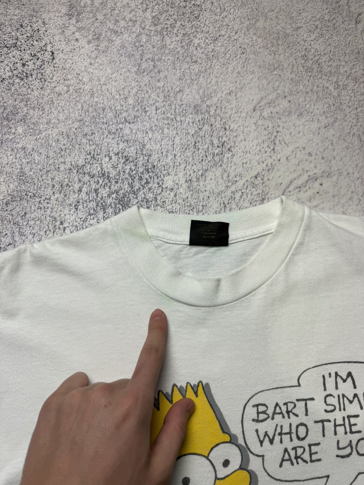 The Simpsons Vintage The Simpsons Matt Groening Bart 90s TShirt Adult USA Size US L / EU 52-54 / 3 - 23 Thumbnail