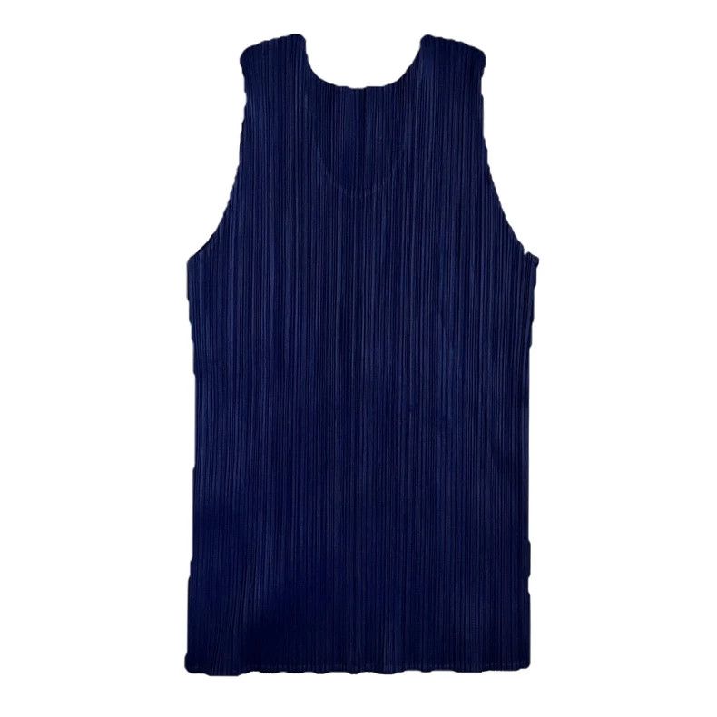 Issey Miyake issey miyake Blue pleated vest Size L / US 10 / IT 46 - 2 Thumbnail