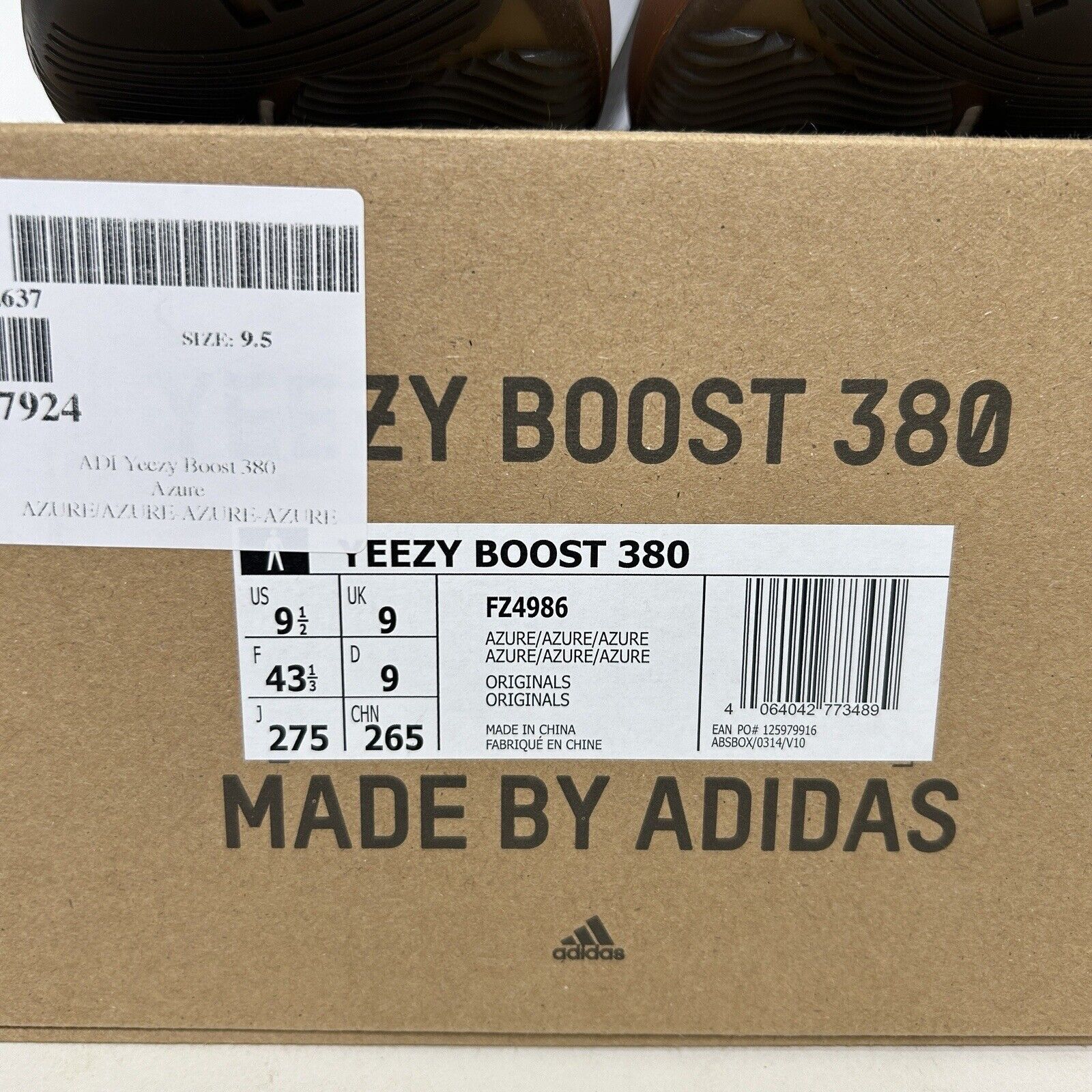 Adidas Adidas Yeezy Boost 380 “Azure” 2024 Size US 9.5 / EU 42-43 - 5 Thumbnail