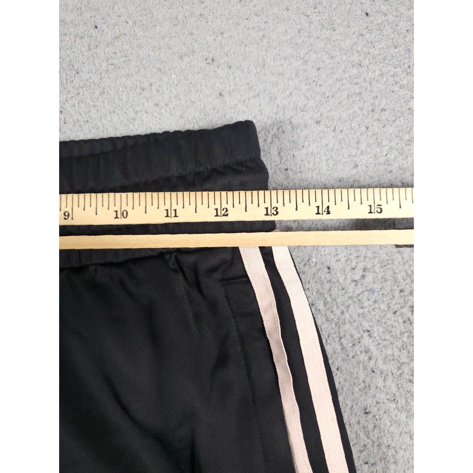 Adidas ADIDAS Womens XS Black Track Joggers Sweatpants Activewear Athleisure Size 26" / US 2 / IT 38 - 3 Thumbnail