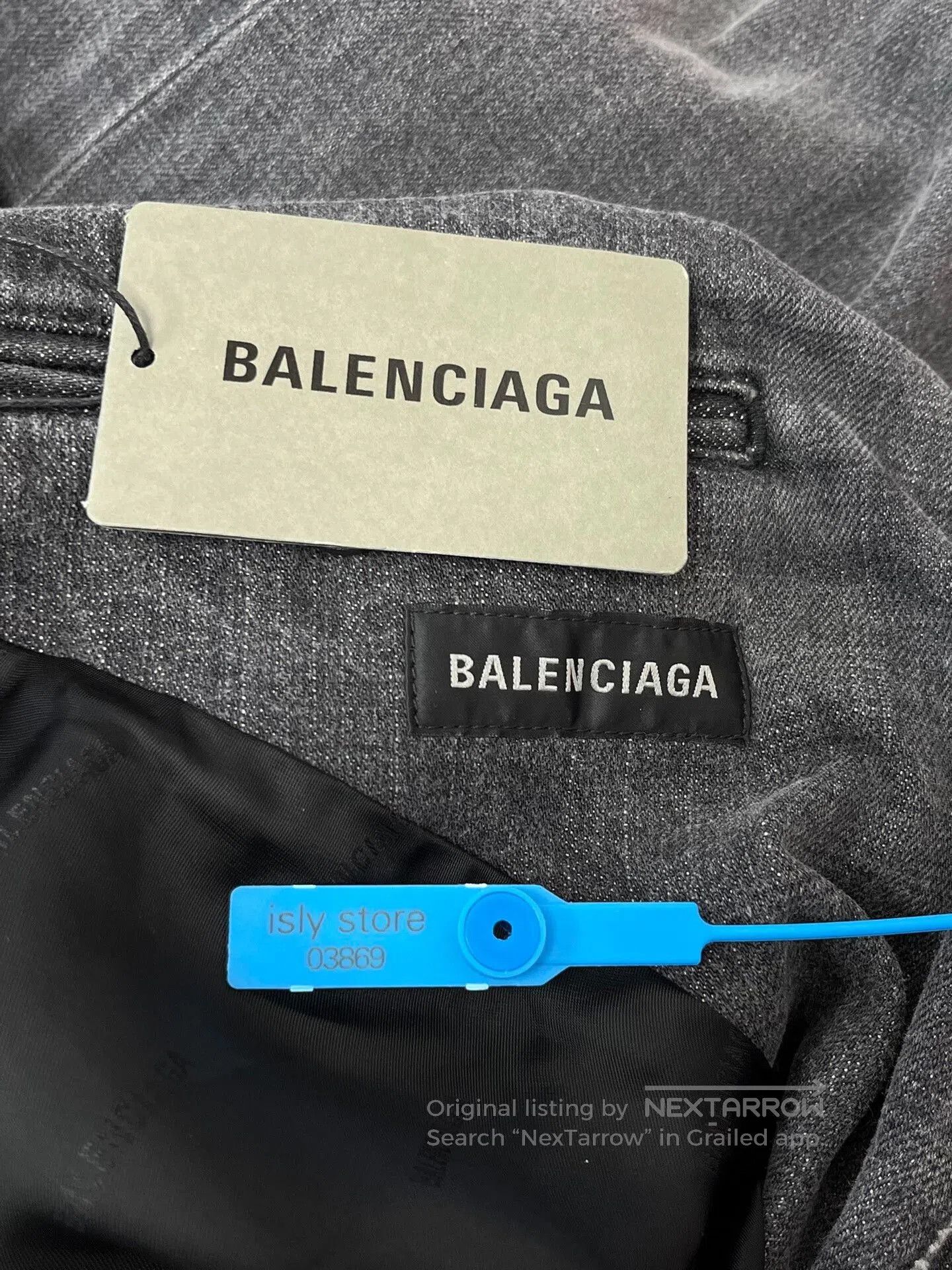 Balenciaga Balenciaga Long Sleeve Logo Blazer Jacket. Size US L / EU 52-54 / 3 - 4 Thumbnail