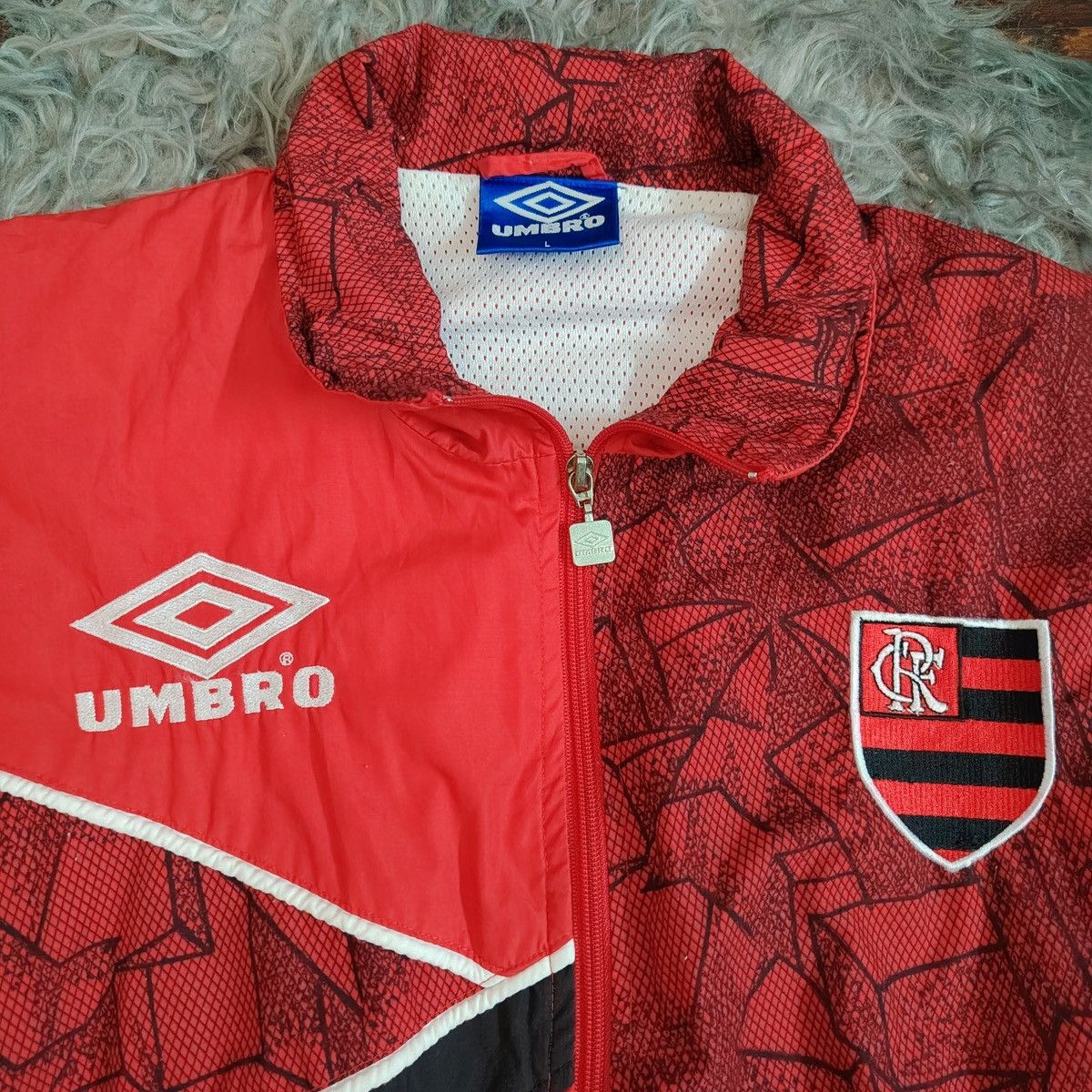 Other Vintage / Umbro / C. R Flamengo / 95’-96’ Training Jacket Size US L / EU 52-54 / 3 - 3 Thumbnail