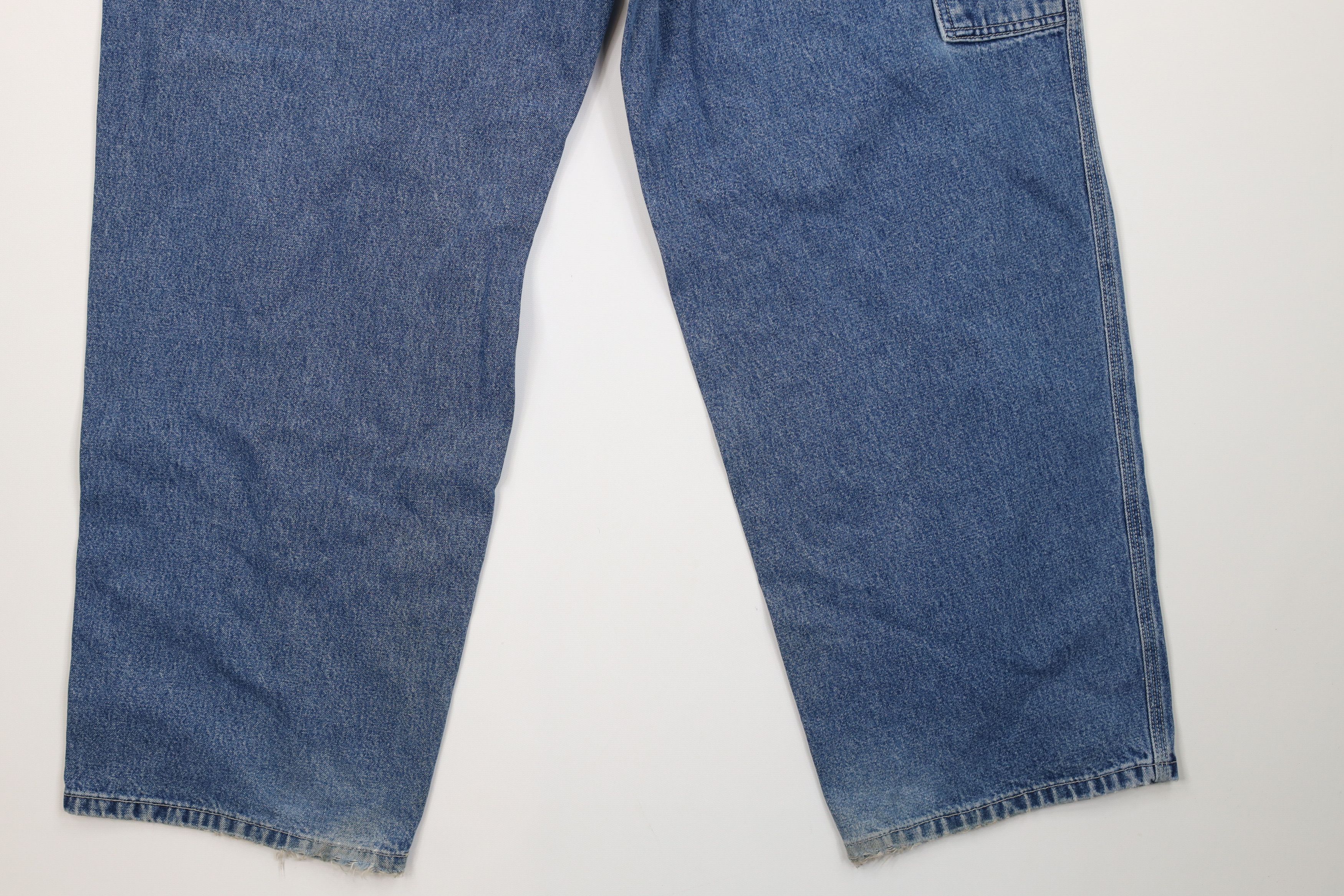 Vintage Vintage 90s Y2K Streetwear Wide Leg Skateboard Denim Jeans Size US 36 / EU 52 - 12 Thumbnail