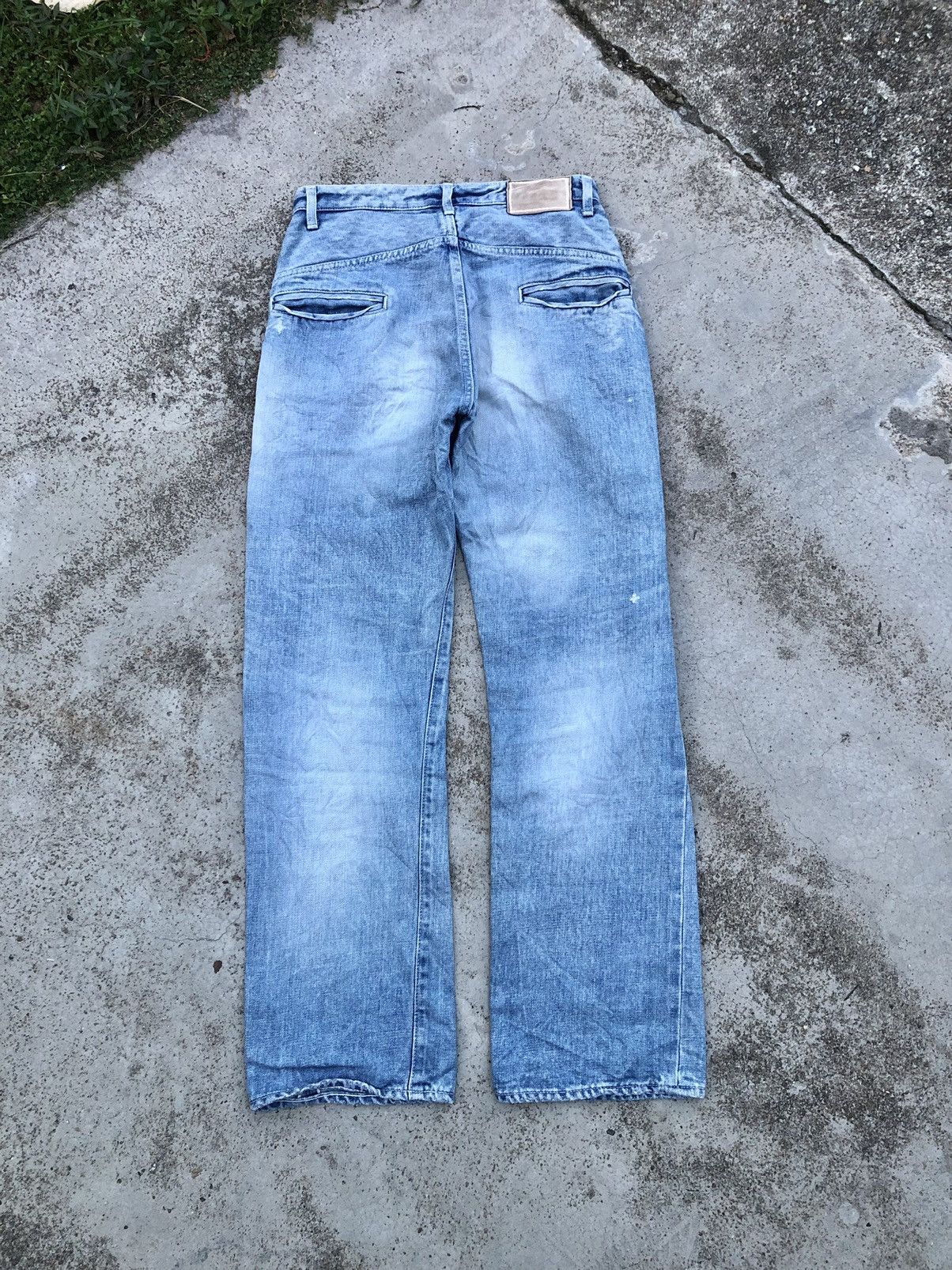Japanese Brand × mina perhonen SELVEDGE DISTRESSED DENIM PANT Size US 29 - 8 Thumbnail