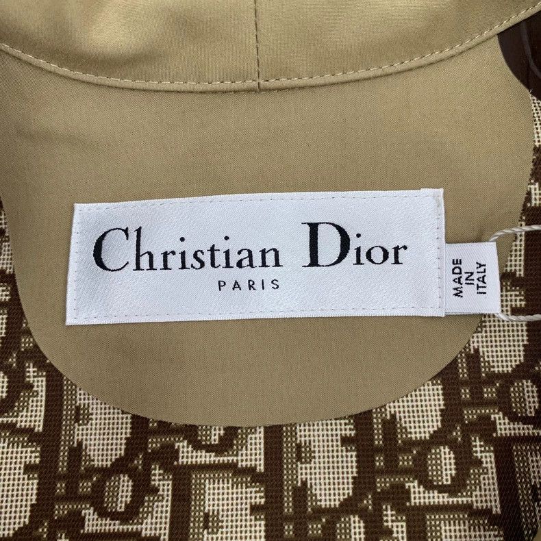 Dior Dior 22 brown bee embroidered cotton hooded long-sleeved s Size XXS / US 00 / IT 34 - 7 Thumbnail