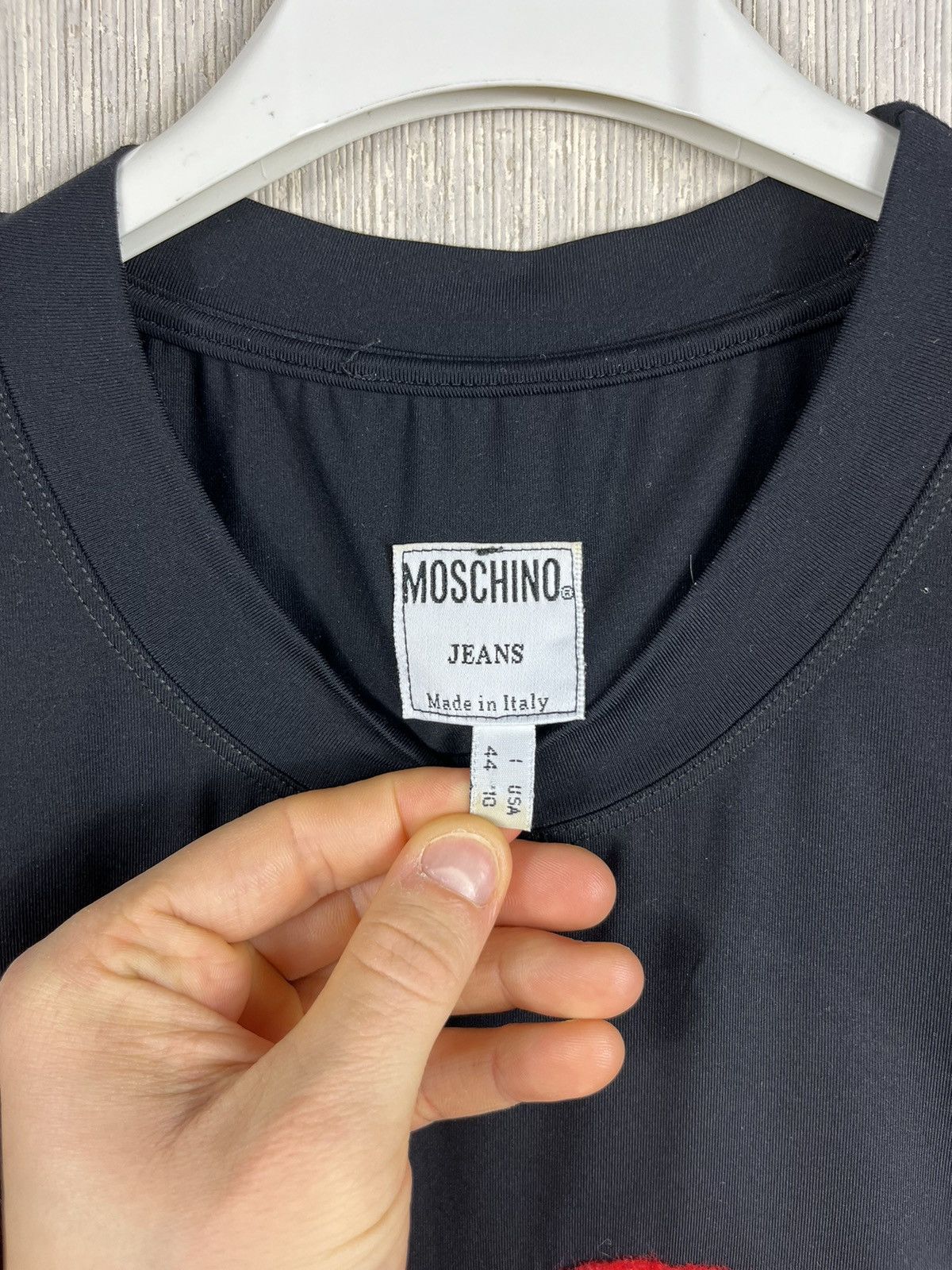 Love Moschino × Moschino × Vintage Vintage Moschino warm hearted knit wool blouse heart love 90 Size M / US 6-8 / IT 42-44 - 11 Thumbnail