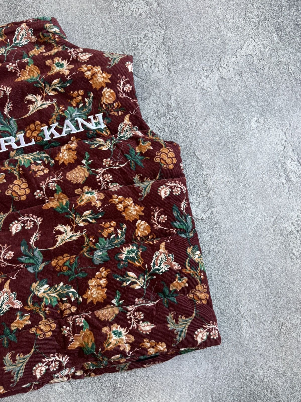 Karl Kani Karl Kani S flowers print velour velvet vest jacket corduroy Size US S / EU 44-46 / 1 - 3 Thumbnail