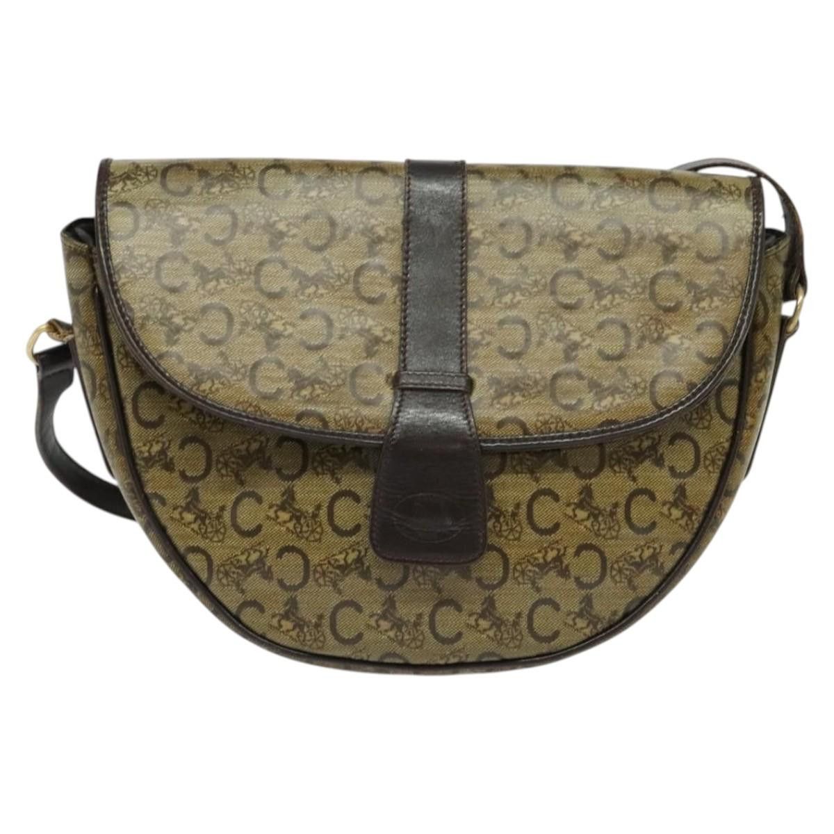 Celine CELINE C Sulky Shoulder Bag Pvc Beige Gold Size ONE SIZE - 2 Thumbnail