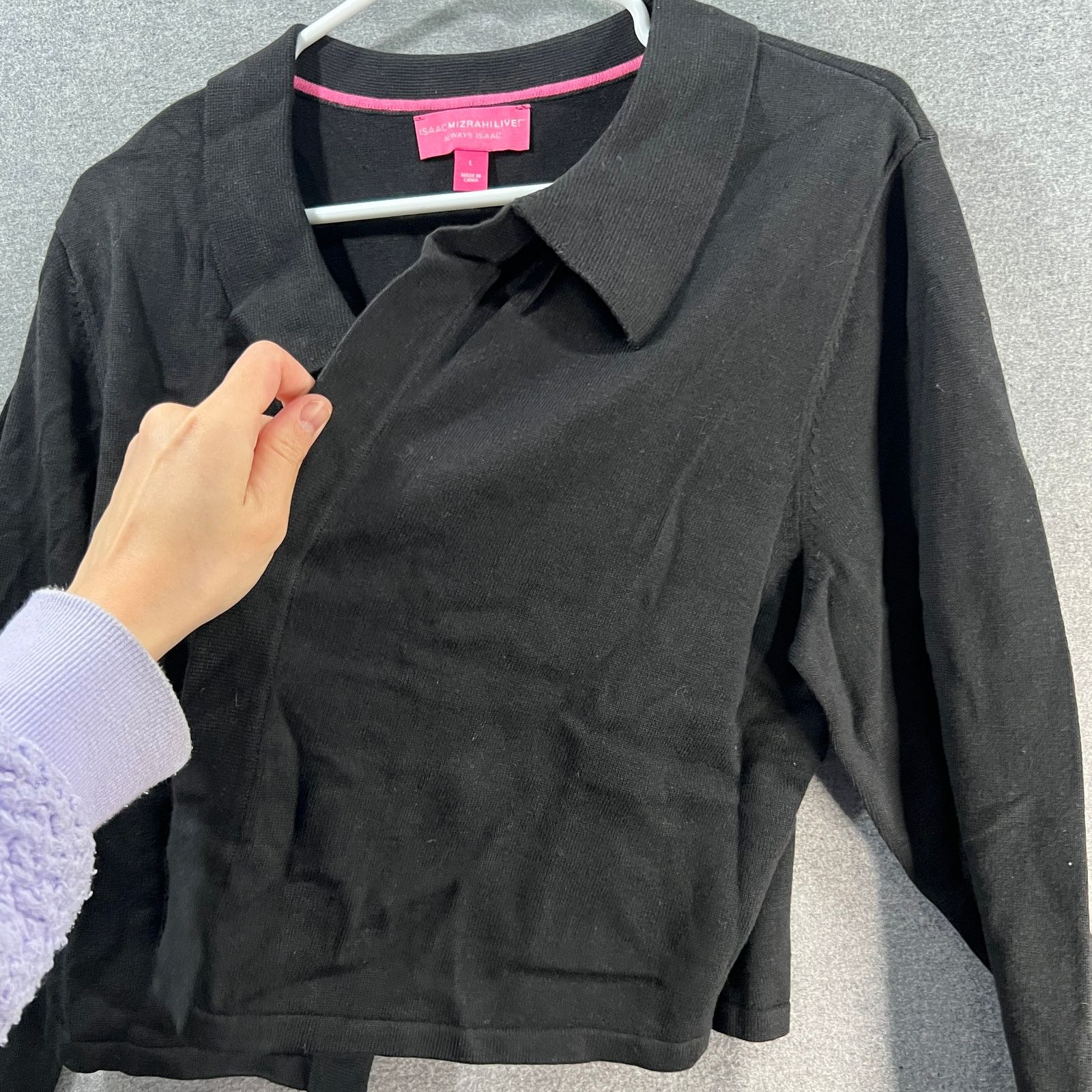 Isaac Mizrahi Isaac Mizrahi Live! Collared ester Cardigan Cardiaan tch Size L / US 10 / IT 46 - 10 Thumbnail