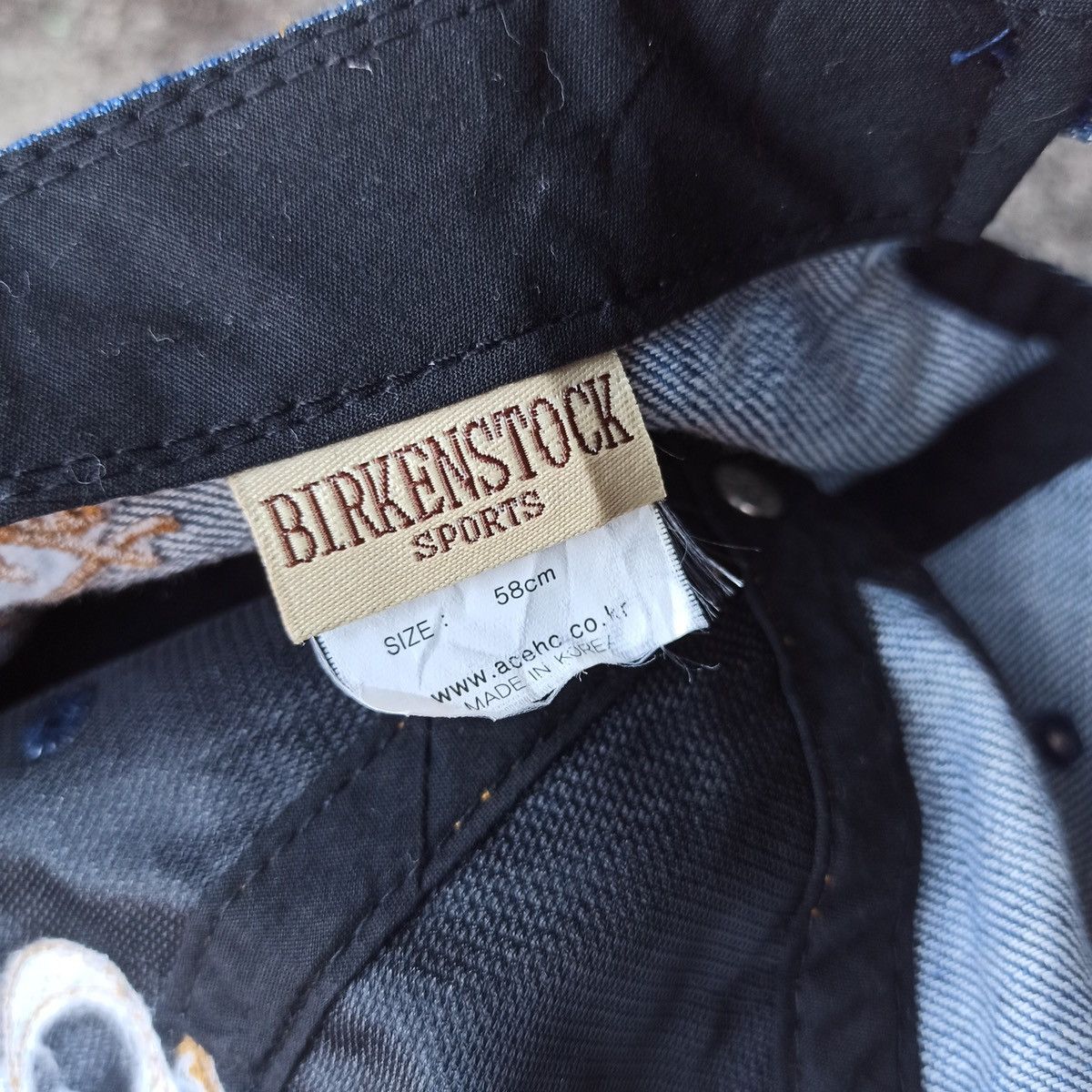 Birkenstock × Japanese Brand Sick initial B distressed hat Size ONE SIZE - 15 Thumbnail