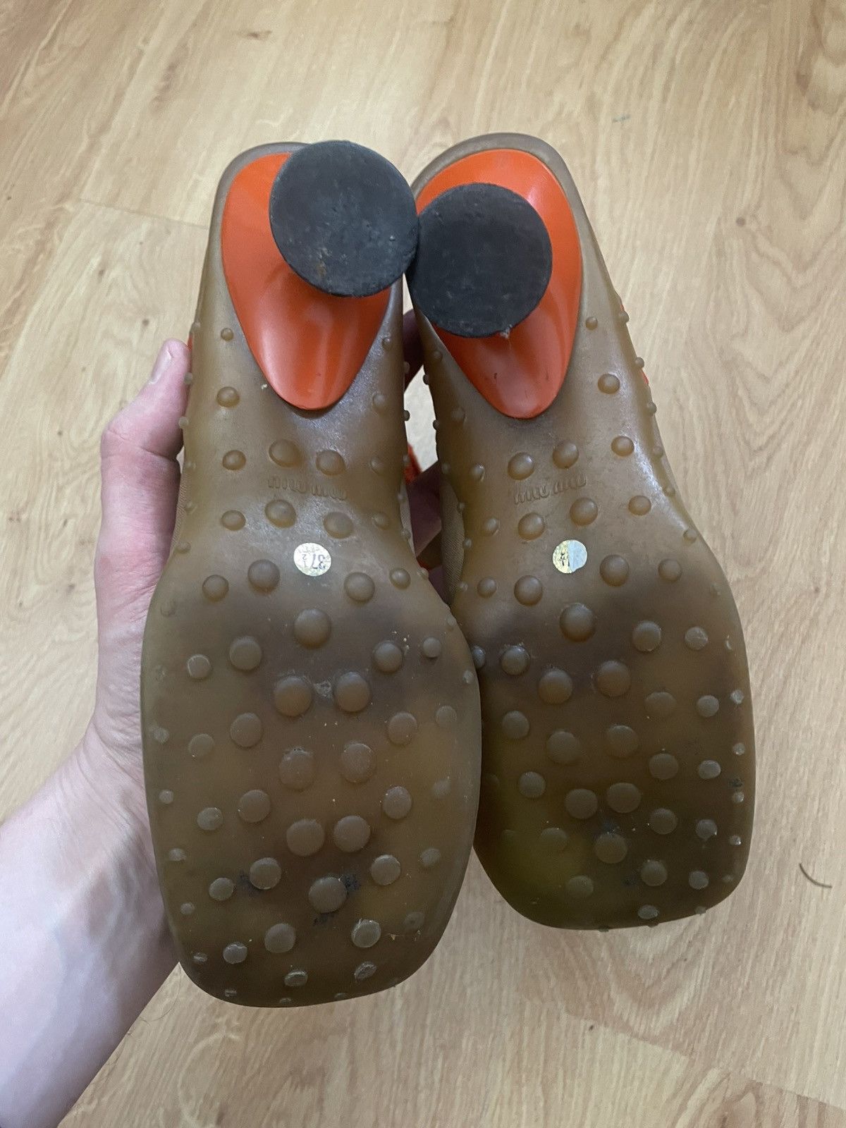 Miu Miu Miu Miu FW99 bubble sole sock boots Size US 7.5 / IT 37.5 - 8 Thumbnail