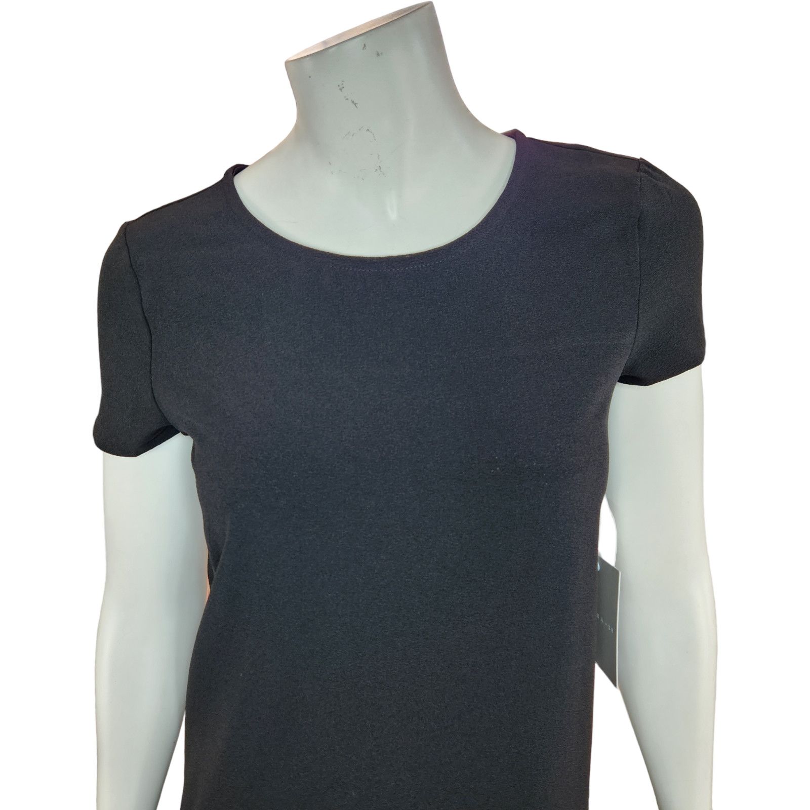 Chelsea Soccer Chelsea 28 Womens XXS Black Midi Shift Dress NWT Summer Size XS / US 0-2 / IT 36-38 - 2 Thumbnail