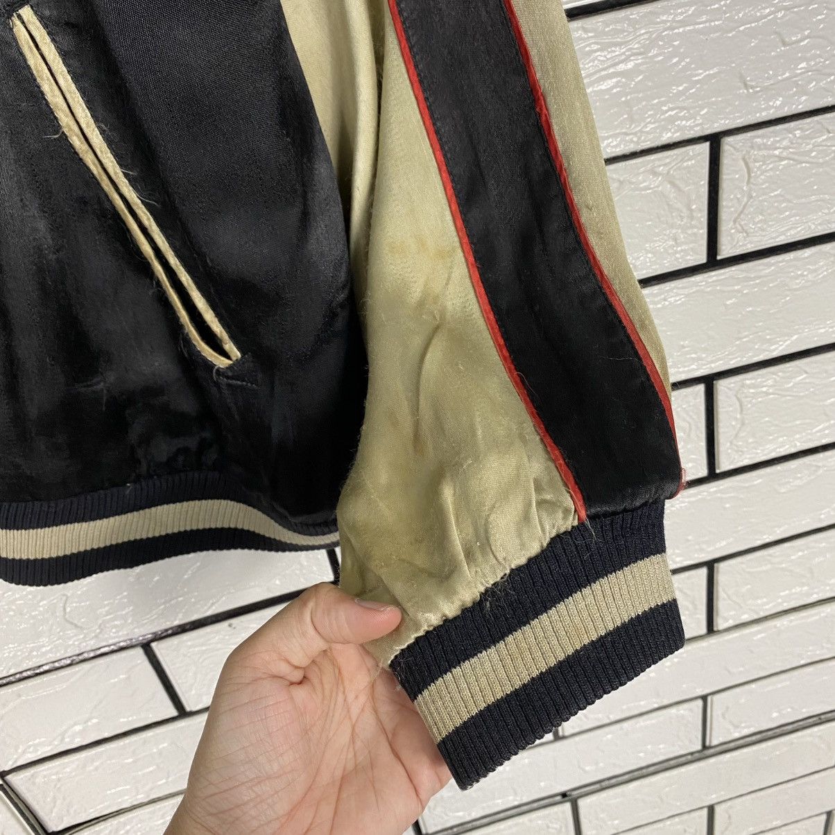 Japanese Brand 🔥Vintage Reversible Souvenir Sukajan Jacket Embroidery Toyo Size US L / EU 52-54 / 3 - 18 Thumbnail