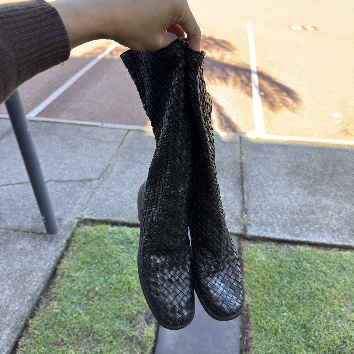 Guidi Rare, brand-new Guidi Archive 989 woven long boots, size 42 Size US 9 / EU 42 - 13 Thumbnail