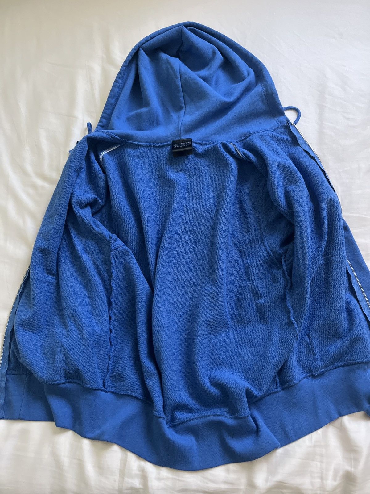 Japanese Brand Goat Kazuo Umezu Scream Zip Up Blue Size US XS / EU 42 / 0 - 3 Thumbnail