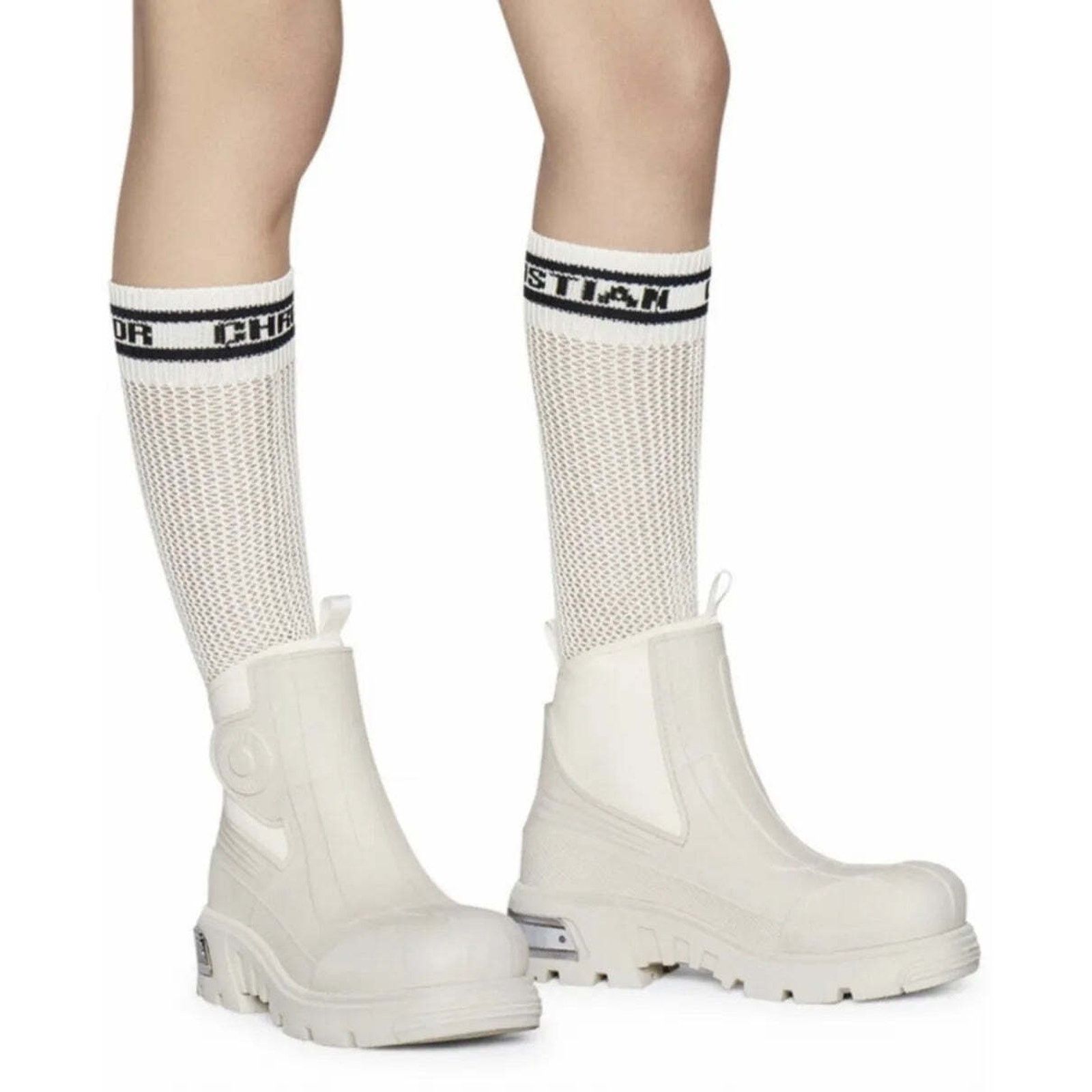 Dior Dior Genesis Off White Logo Neoprene Rubber Winter Snow Size US 8 / IT 38 - 4 Thumbnail