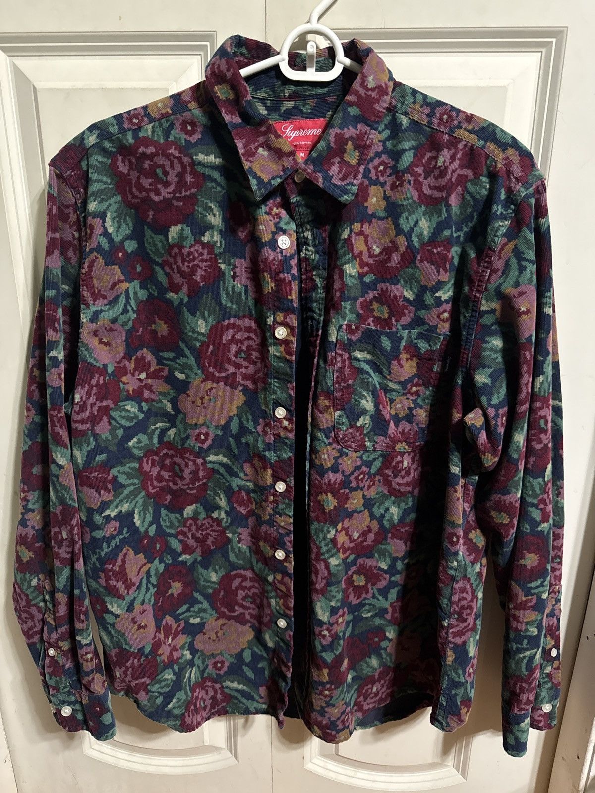 Supreme Supreme Floral Print button up Size US M / EU 48-50 / 2 - 4 Thumbnail